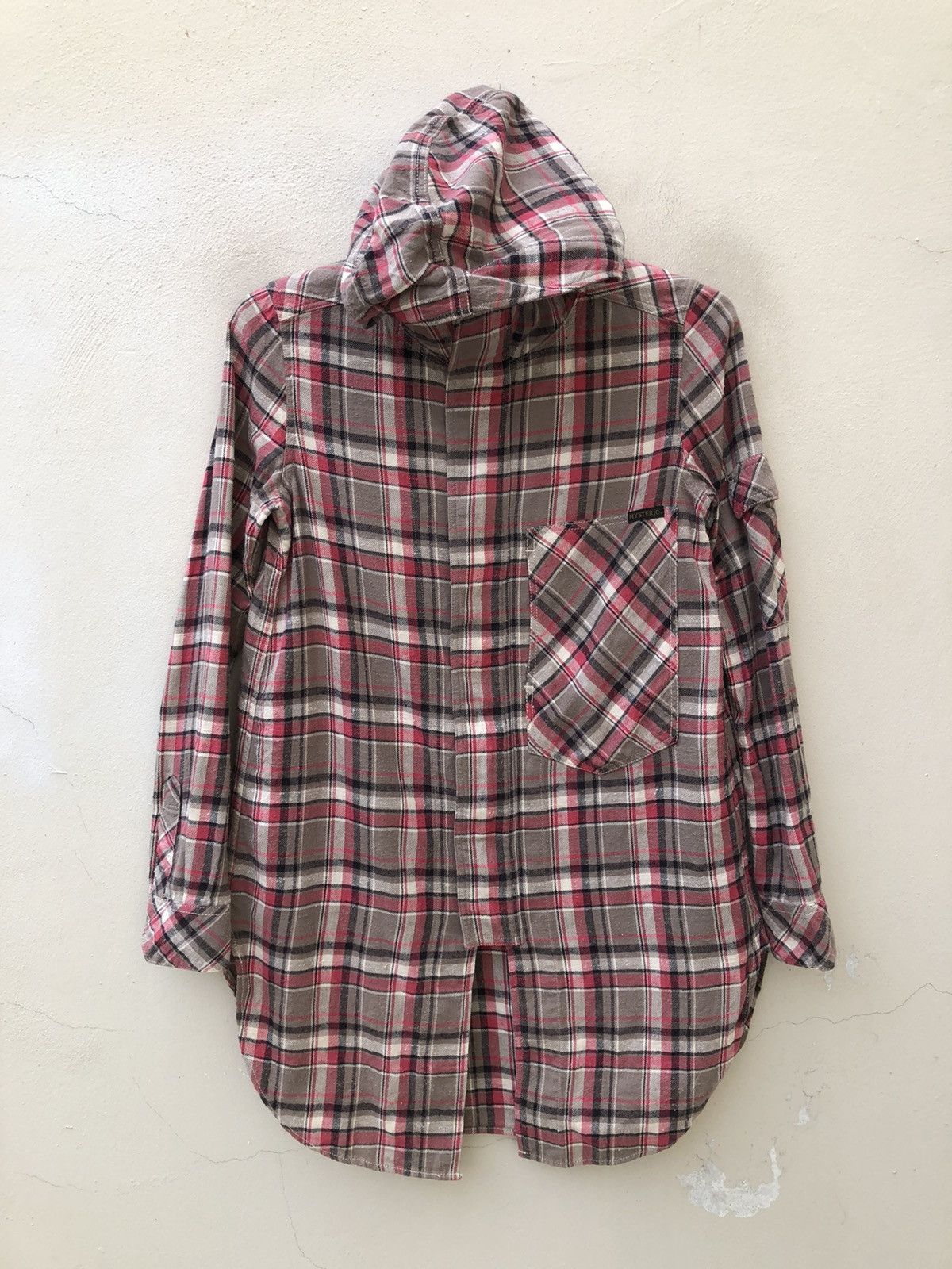 Hysteric Glamour Hysteric Glamour Plaid Hoodie Tunic Flannel Shirt Size US S / EU 44-46 / 1 - 3 Thumbnail