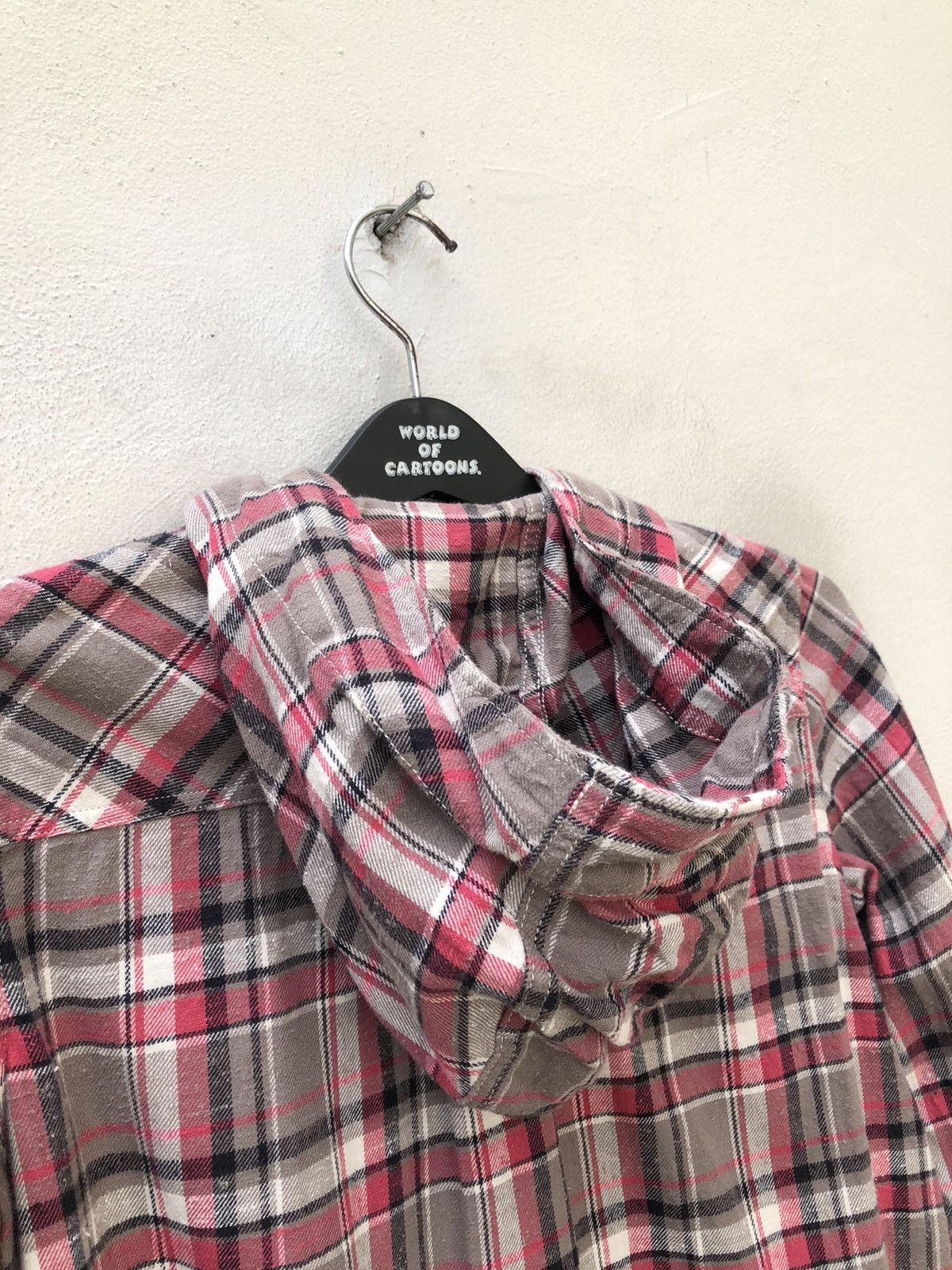 Hysteric Glamour Hysteric Glamour Plaid Hoodie Tunic Flannel Shirt Size US S / EU 44-46 / 1 - 12 Thumbnail
