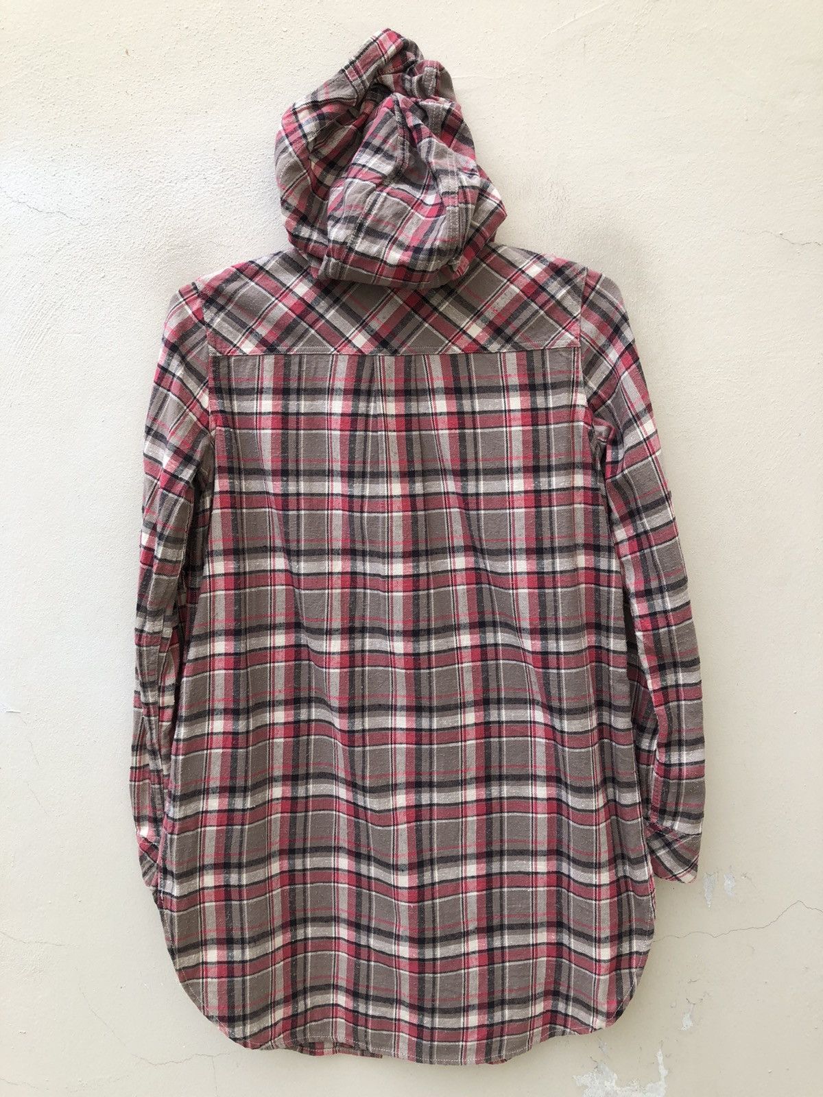 Hysteric Glamour Hysteric Glamour Plaid Hoodie Tunic Flannel Shirt Size US S / EU 44-46 / 1 - 9 Thumbnail