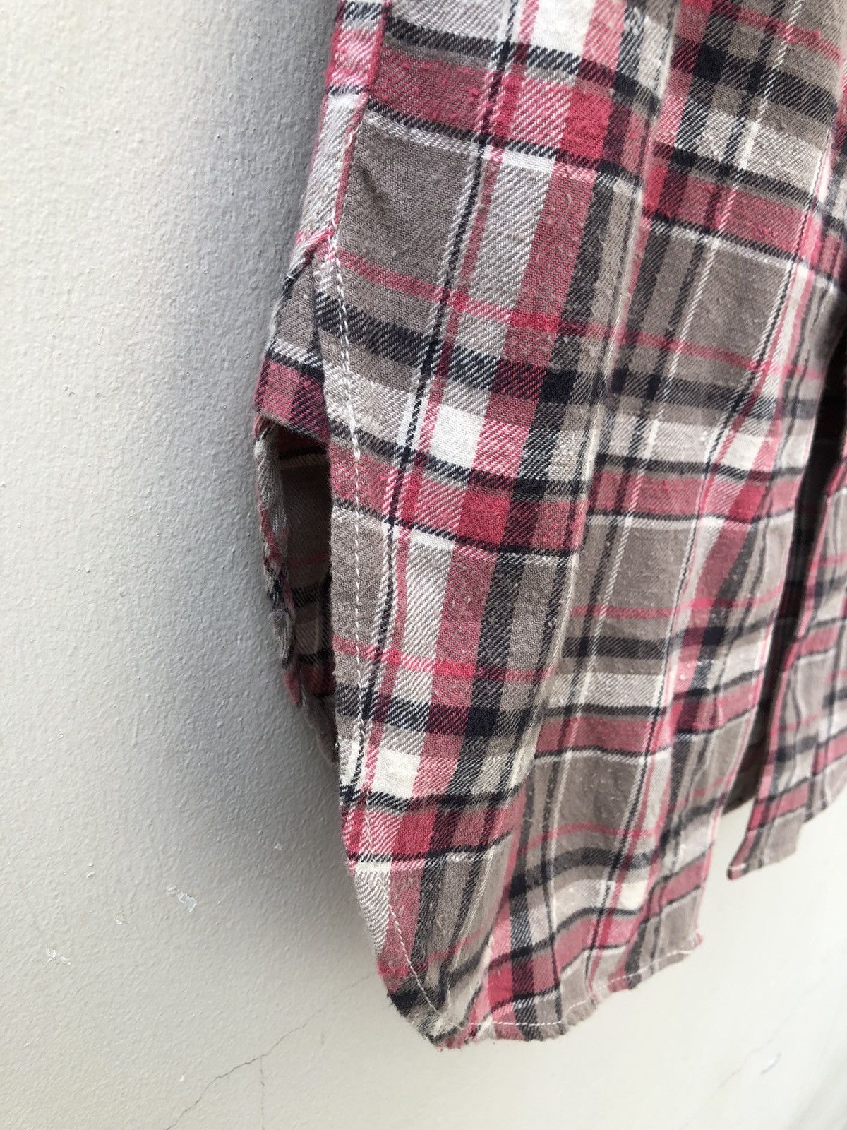 Hysteric Glamour Hysteric Glamour Plaid Hoodie Tunic Flannel Shirt Size US S / EU 44-46 / 1 - 7 Thumbnail