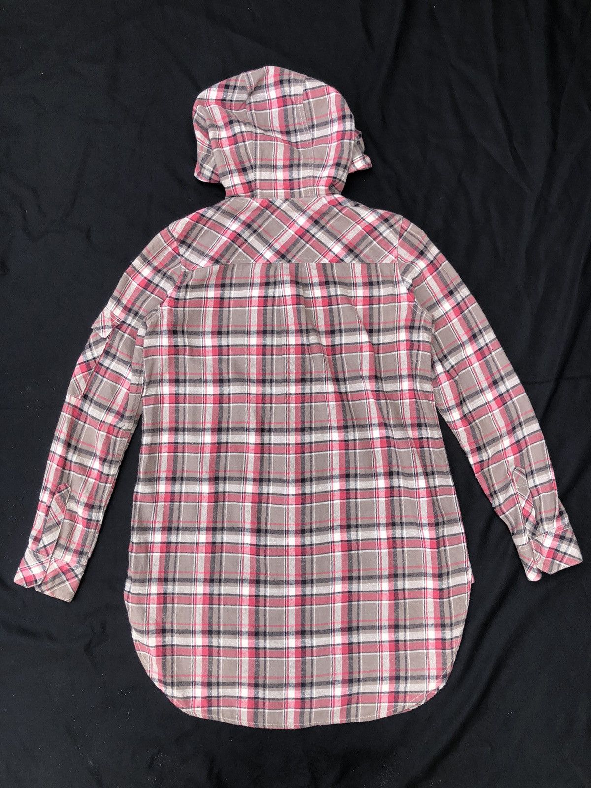 Hysteric Glamour Hysteric Glamour Plaid Hoodie Tunic Flannel Shirt Size US S / EU 44-46 / 1 - 2 Thumbnail