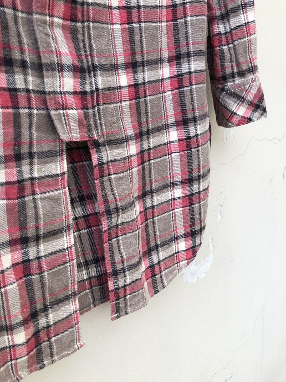 Hysteric Glamour Hysteric Glamour Plaid Hoodie Tunic Flannel Shirt Size US S / EU 44-46 / 1 - 8 Thumbnail