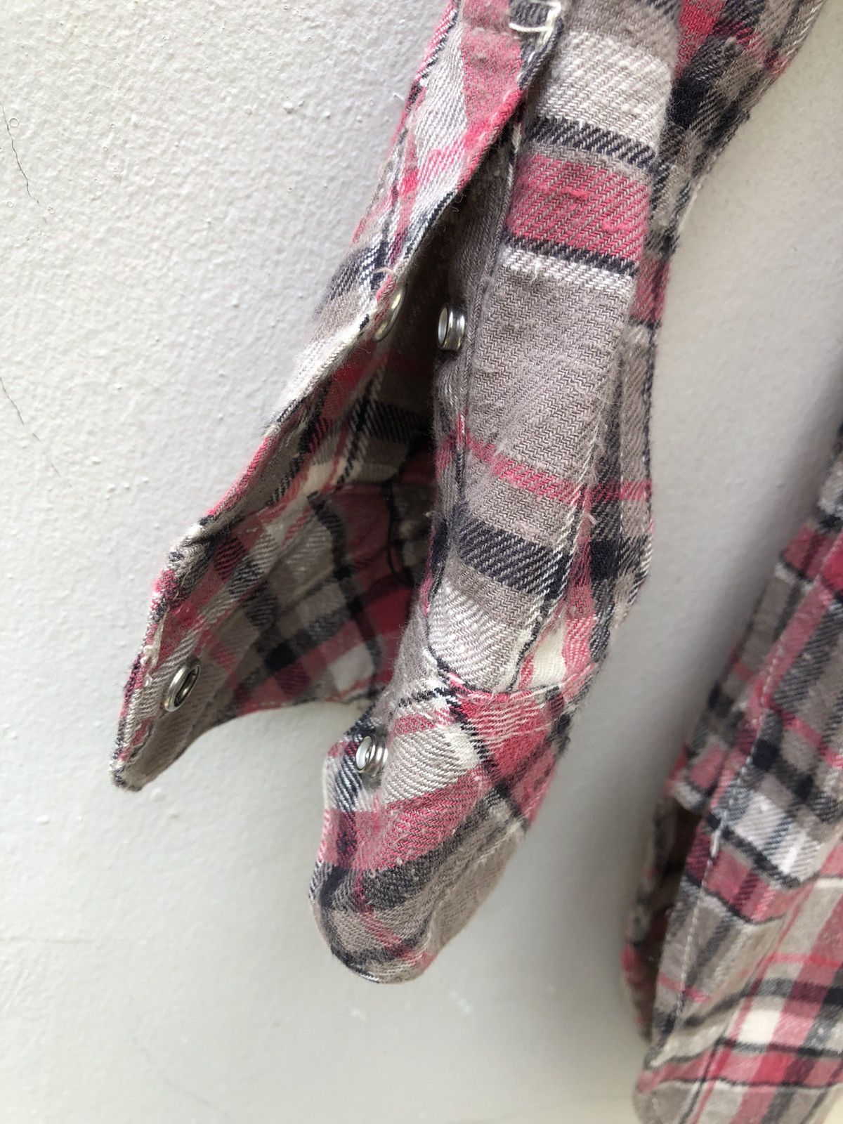 Hysteric Glamour Hysteric Glamour Plaid Hoodie Tunic Flannel Shirt Size US S / EU 44-46 / 1 - 14 Thumbnail
