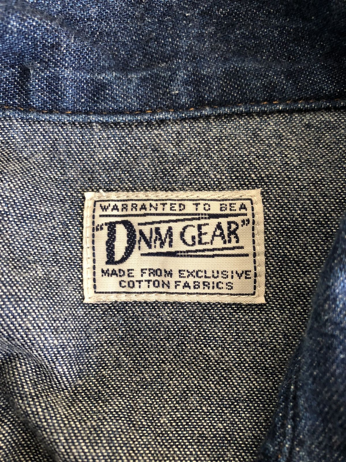 Denime × Japanese Brand Vintage DENIME Orizzonti Japan Indigo Blue Denim Shirt Size US L / EU 52-54 / 3 - 15 Thumbnail