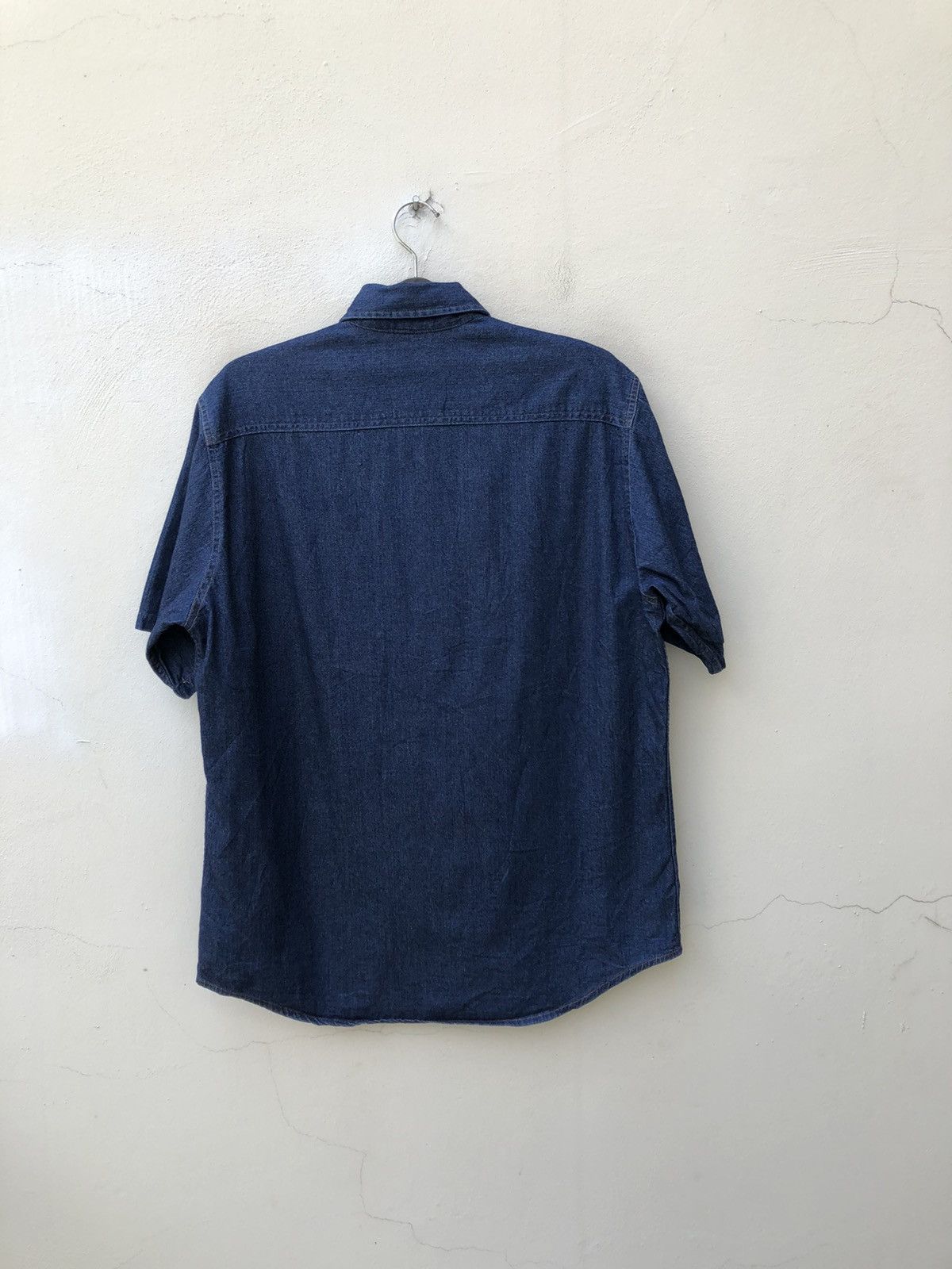Denime × Japanese Brand Vintage DENIME Orizzonti Japan Indigo Blue Denim Shirt Size US L / EU 52-54 / 3 - 11 Thumbnail