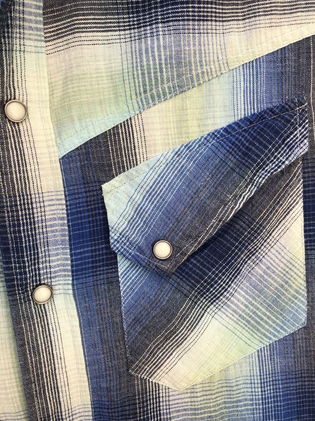 Sugar Cane × Toyo Enterprises Sugar Cane Multi Color Plaid Western Flannel Shirt Size US L / EU 52-54 / 3 - 9 Thumbnail