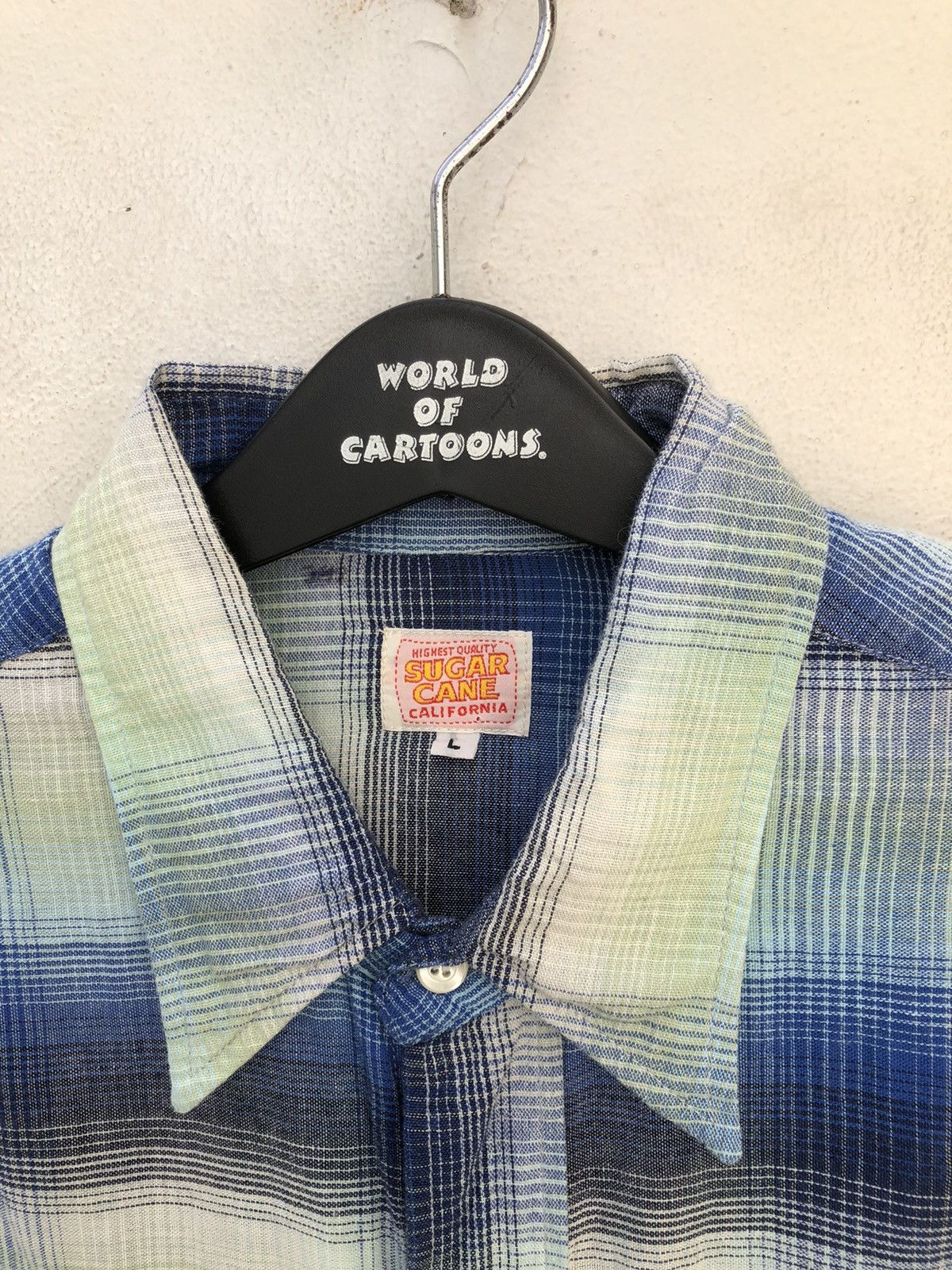 Sugar Cane × Toyo Enterprises Sugar Cane Multi Color Plaid Western Flannel Shirt Size US L / EU 52-54 / 3 - 5 Thumbnail