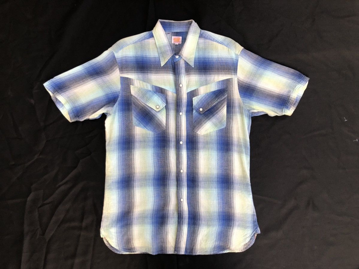 Sugar Cane × Toyo Enterprises Sugar Cane Multi Color Plaid Western Flannel Shirt Size US L / EU 52-54 / 3 - 1 Thumbnail