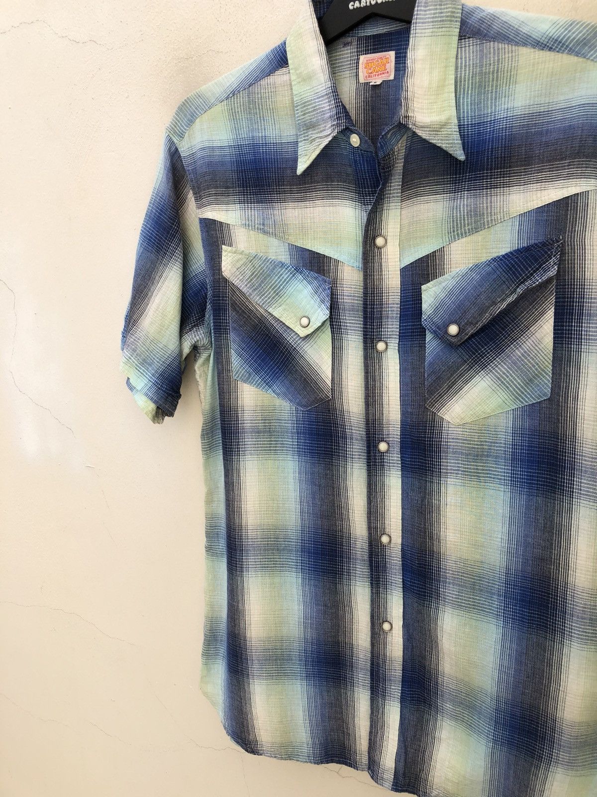 Sugar Cane × Toyo Enterprises Sugar Cane Multi Color Plaid Western Flannel Shirt Size US L / EU 52-54 / 3 - 8 Thumbnail