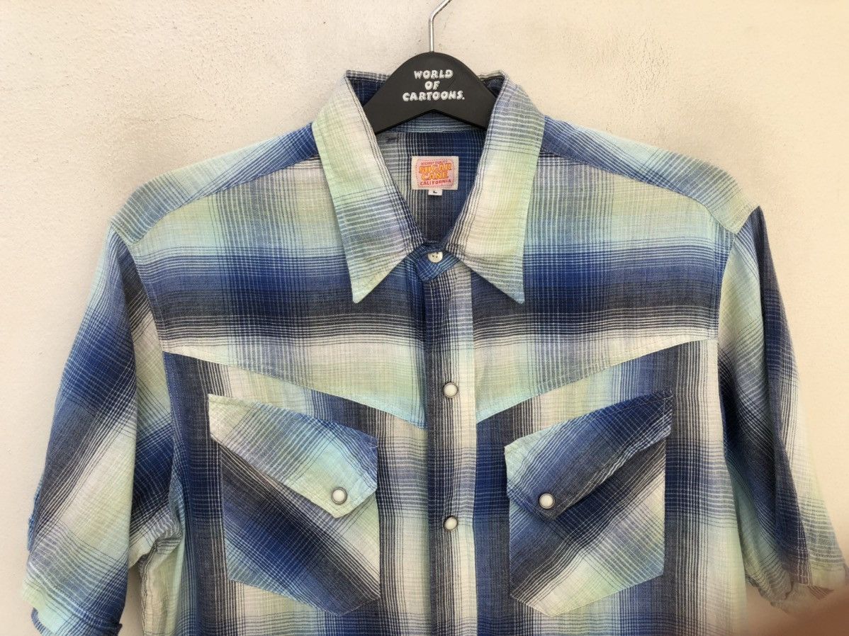 Sugar Cane × Toyo Enterprises Sugar Cane Multi Color Plaid Western Flannel Shirt Size US L / EU 52-54 / 3 - 4 Thumbnail