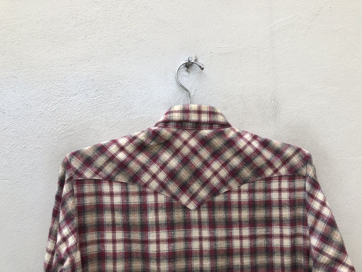Lee Vintage 70s Lee Western Extra Long Tails Flannel Shirt Size US S / EU 44-46 / 1 - 7 Thumbnail