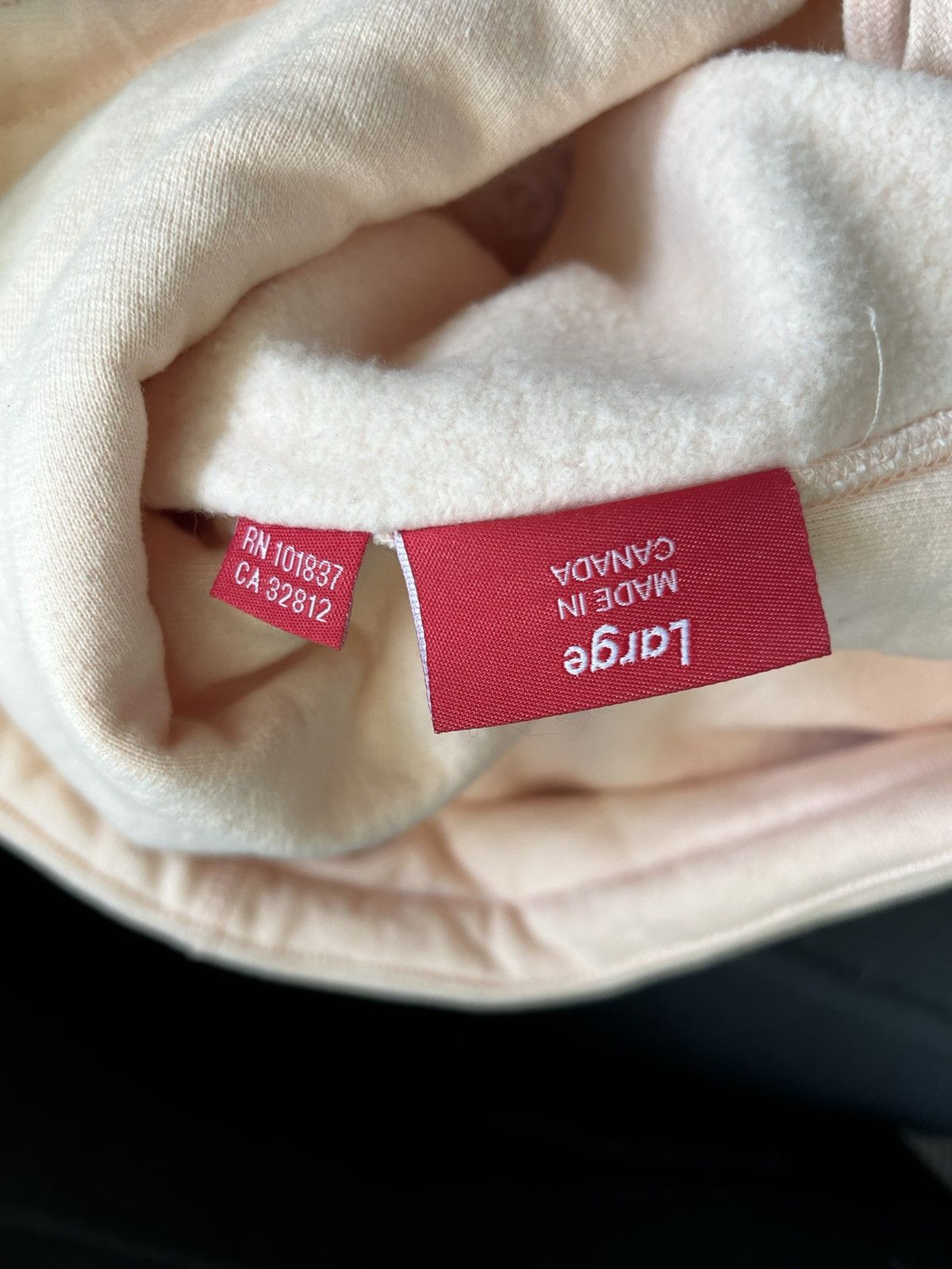 Supreme FW16 Peach Box Logo Hoodie Size US L / EU 52-54 / 3 - 5 Thumbnail