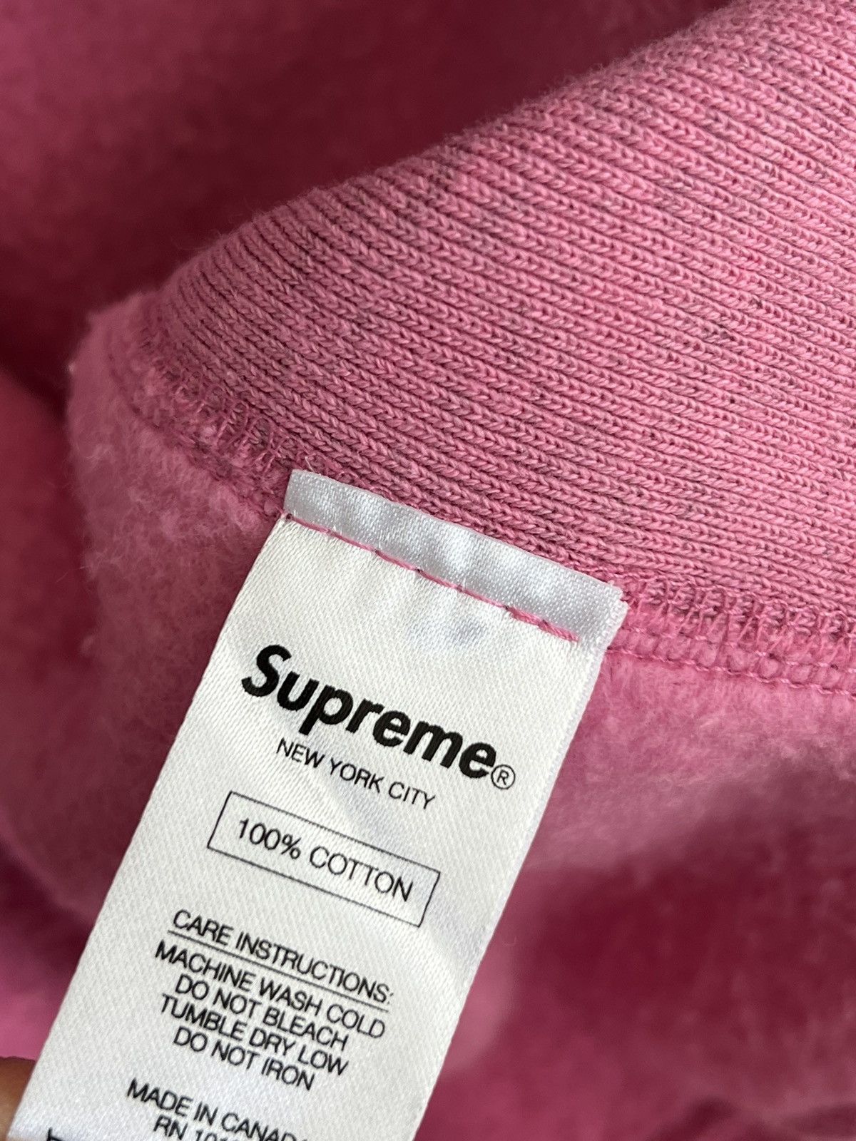 Supreme FW15 Heather Pink Box Logo Crewneck Size US L / EU 52-54 / 3 - 7 Thumbnail