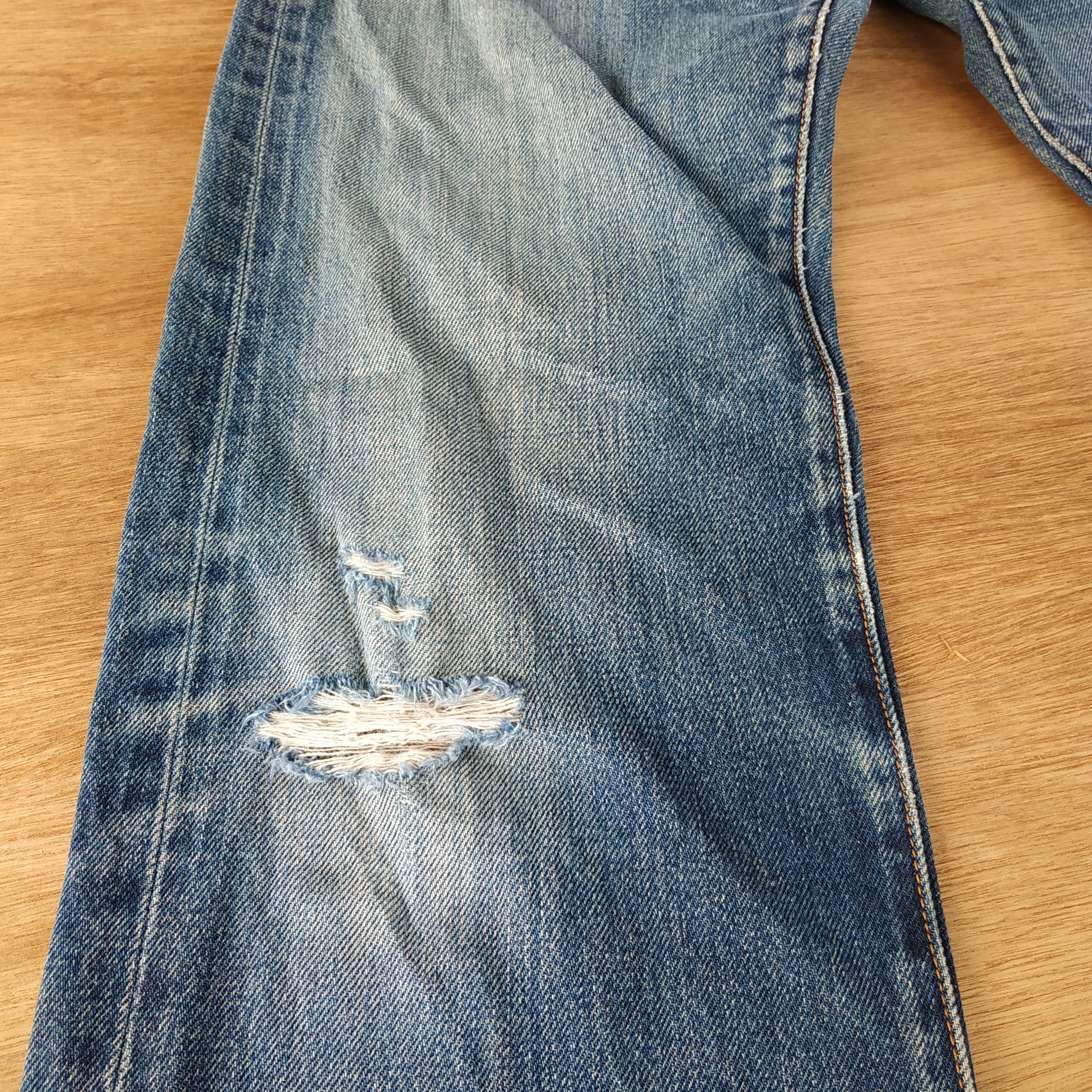 Japanese Brand × Vintage DENIM DISTRESSED VINTAGE SEWING CHOP O'alls SELVEDGE Size US 29 - 4 Thumbnail