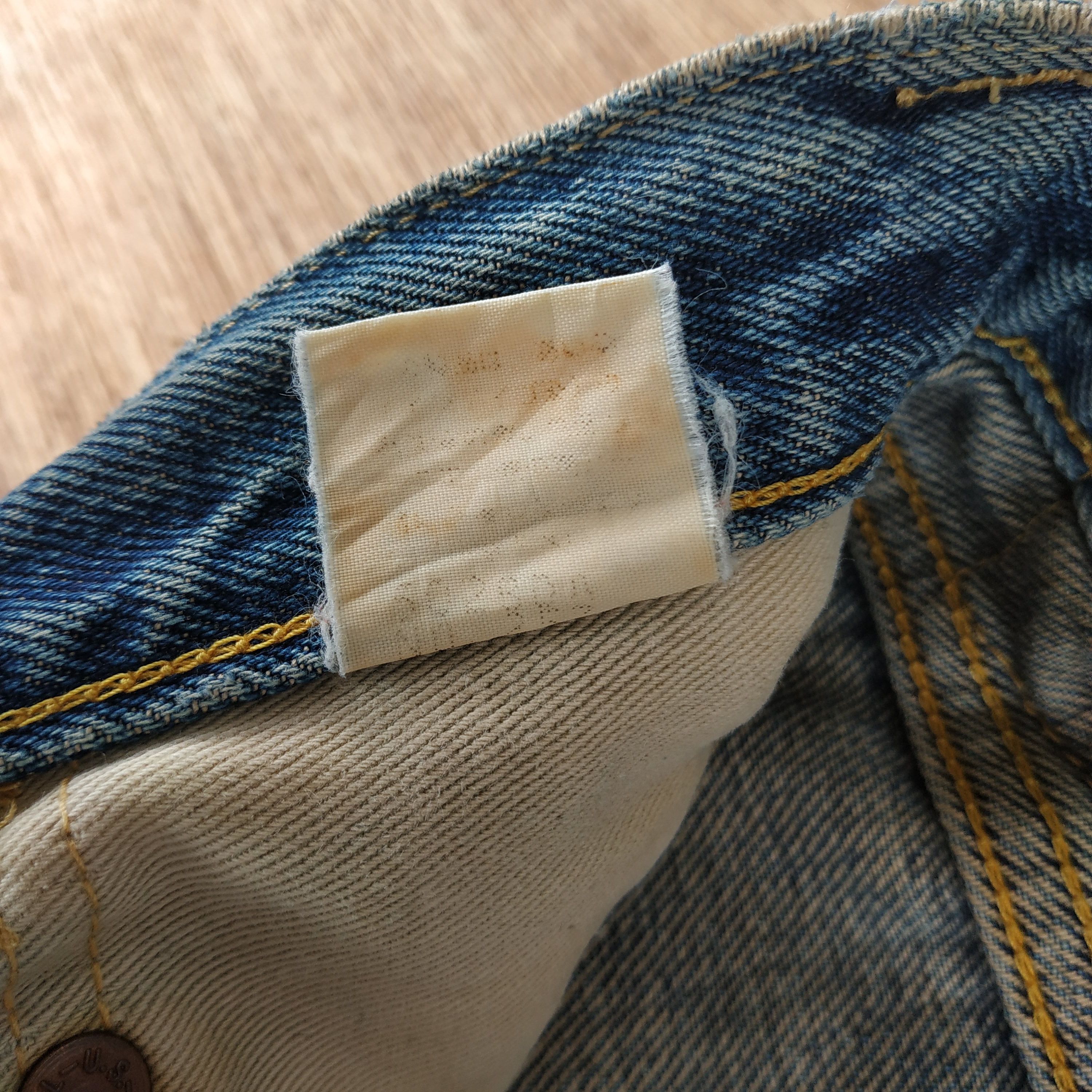 Japanese Brand × Vintage DENIM DISTRESSED VINTAGE SEWING CHOP O'alls SELVEDGE Size US 29 - 11 Thumbnail