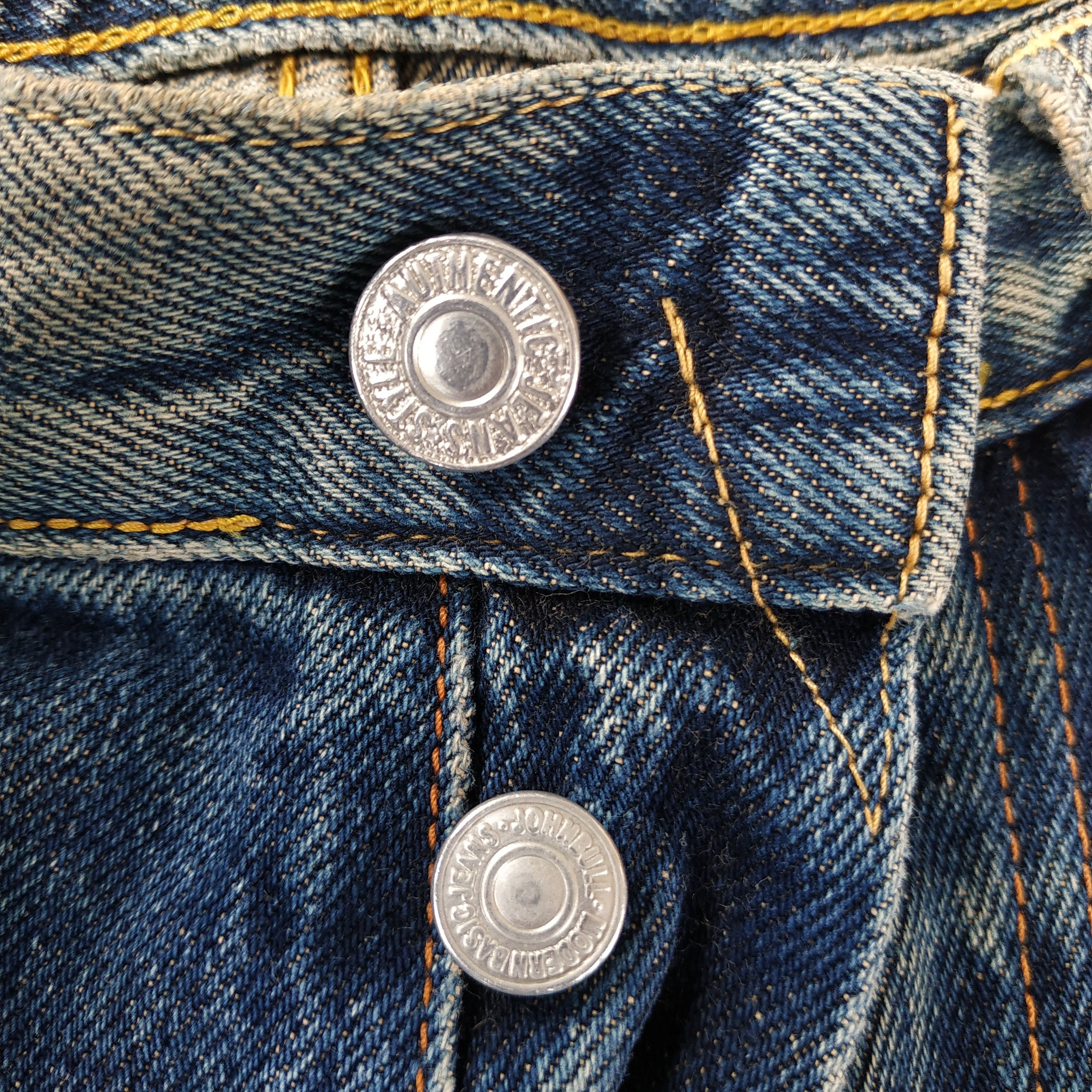 Japanese Brand × Vintage DENIM DISTRESSED VINTAGE SEWING CHOP O'alls SELVEDGE Size US 29 - 6 Thumbnail