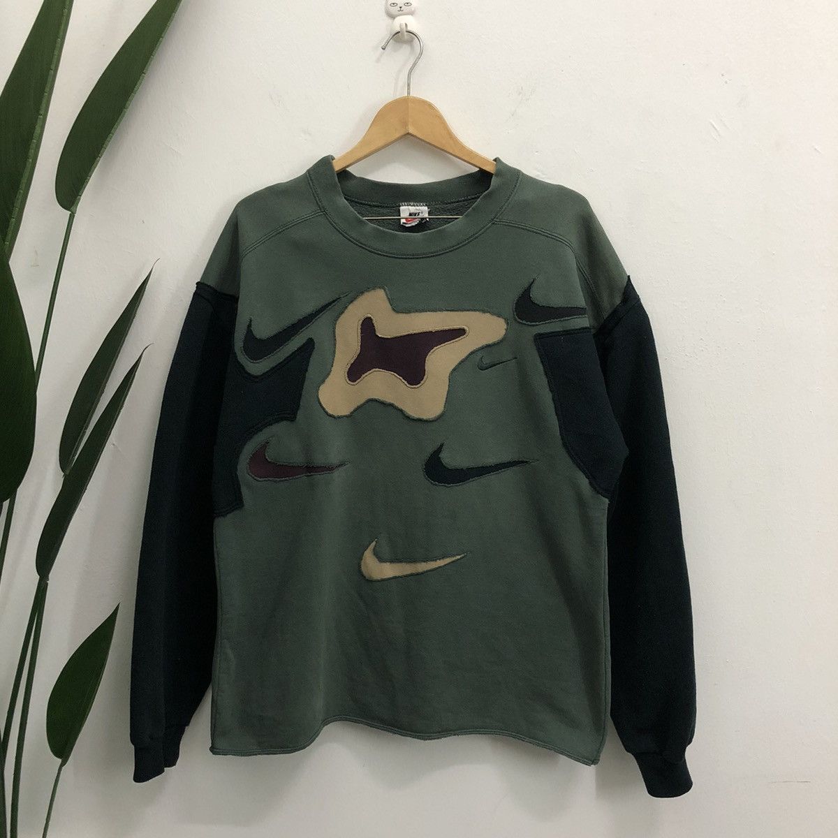 Nike × Vintage 1of1 custom reworked vintage nike rare design Size US L / EU 52-54 / 3 - 3 Thumbnail