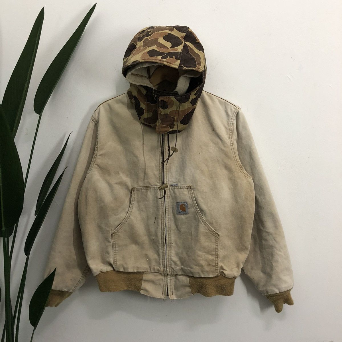Carhartt × Vintage 🔥vintage carhartt 100 years custom leather patches - hood Size US L / EU 52-54 / 3 - 4 Thumbnail