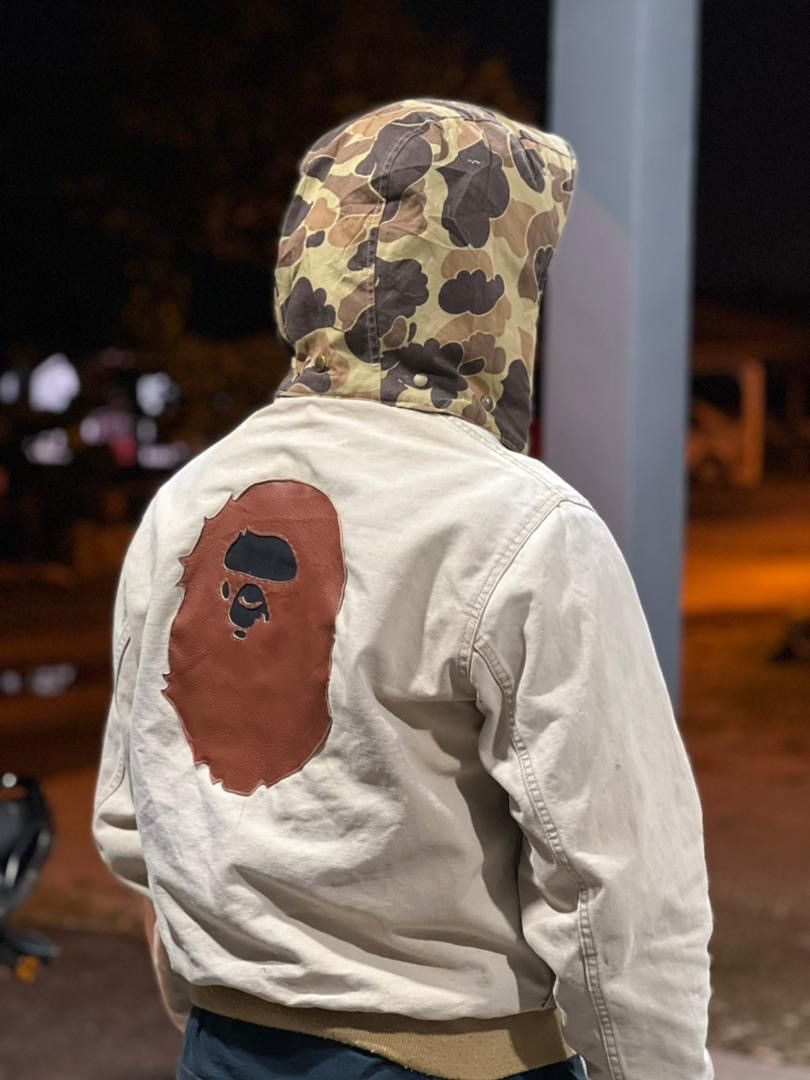 Carhartt × Vintage 🔥vintage carhartt 100 years custom leather patches - hood Size US L / EU 52-54 / 3 - 1 Thumbnail
