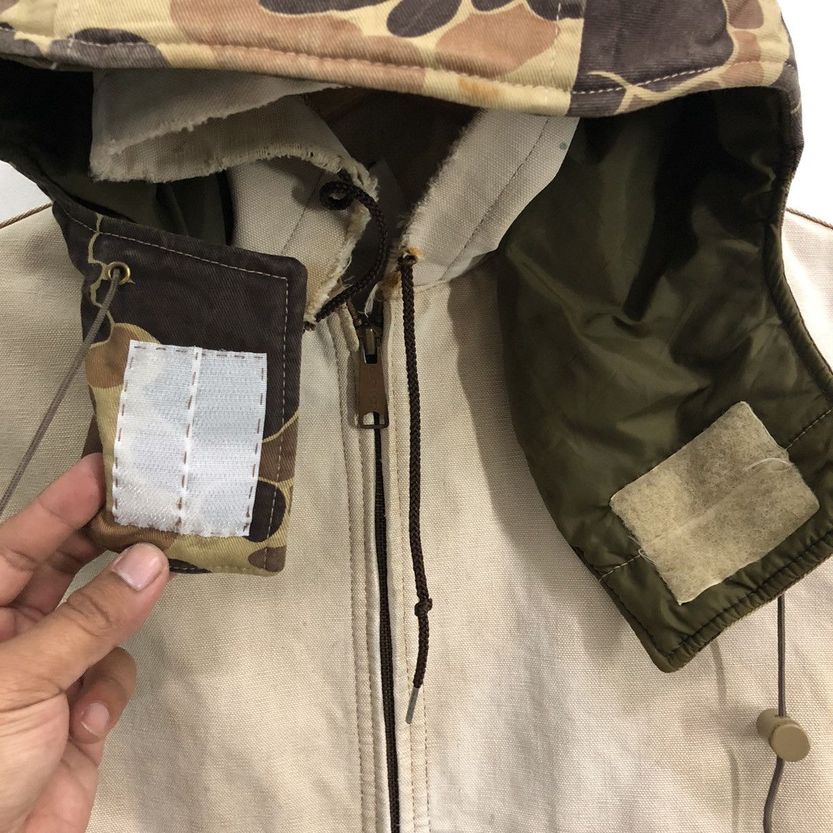 Carhartt × Vintage 🔥vintage carhartt 100 years custom leather patches - hood Size US L / EU 52-54 / 3 - 5 Thumbnail