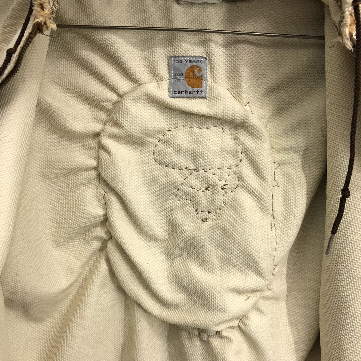 Carhartt × Vintage 🔥vintage carhartt 100 years custom leather patches - hood Size US L / EU 52-54 / 3 - 11 Thumbnail