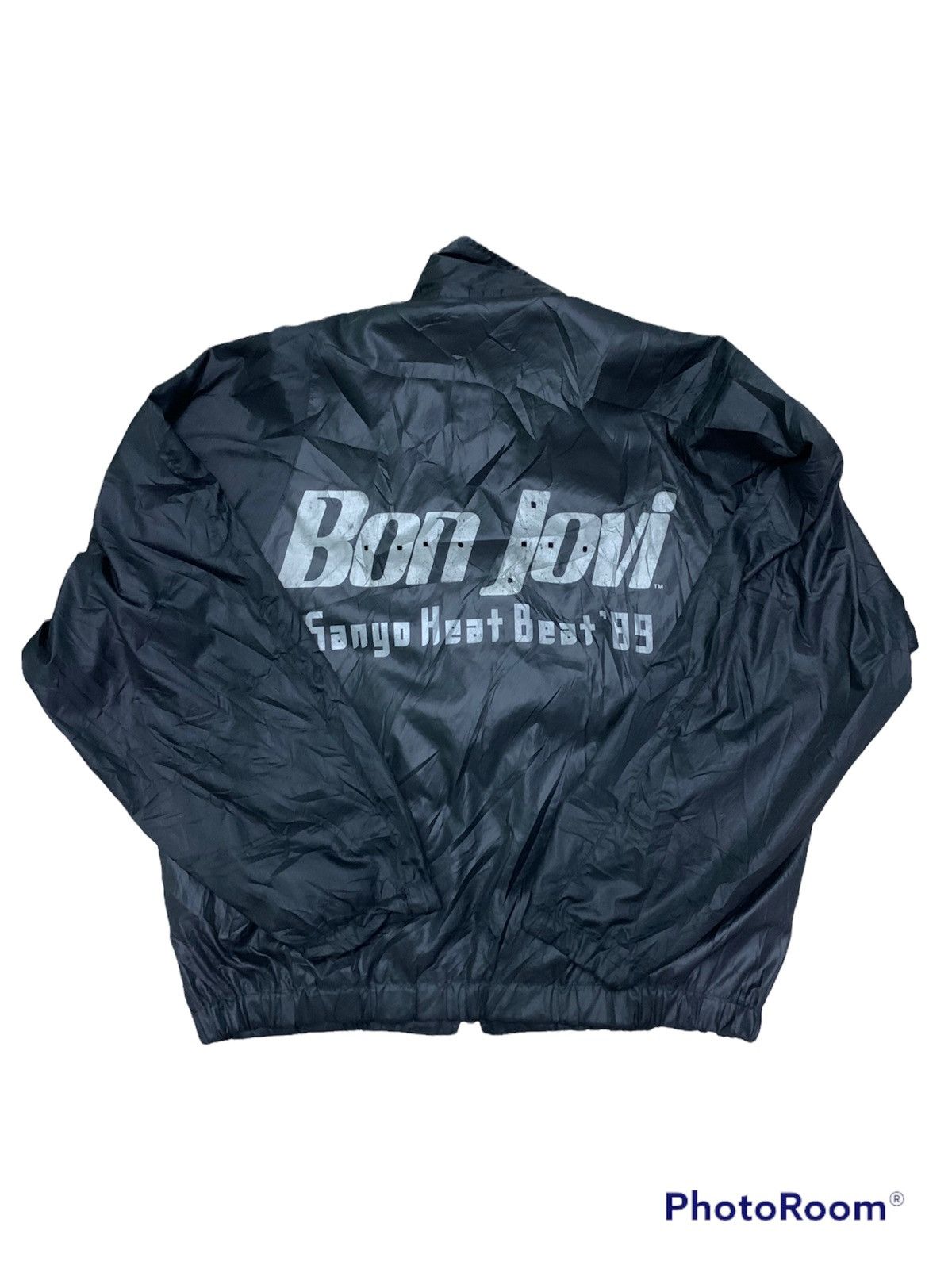 Bon Jovi Nice Vintage Bon Jovi Sanyo Heat Beat 89 Windbraker Size US L / EU 52-54 / 3 - 1 Thumbnail