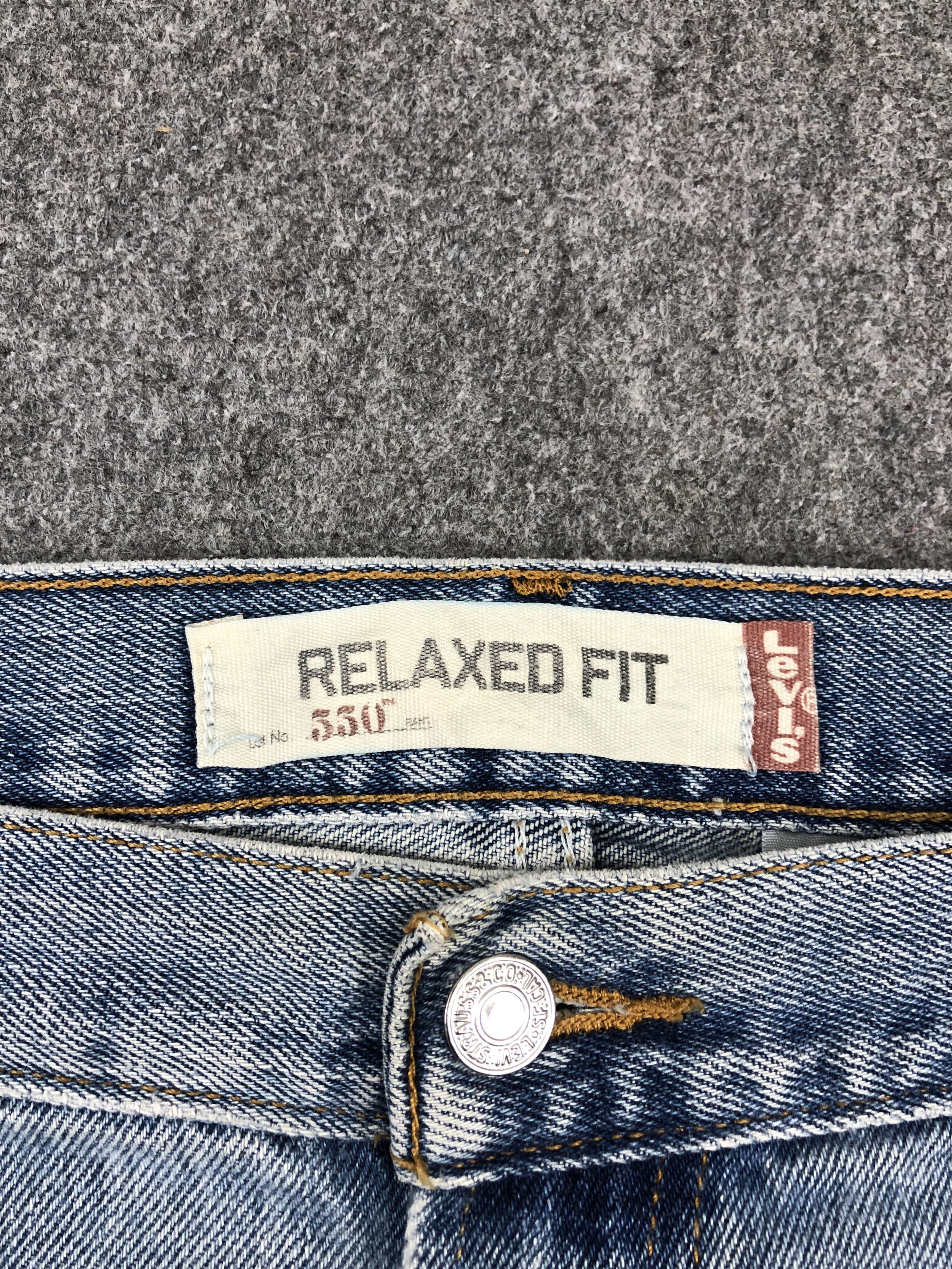Levi's Vintage Levis 550 Faded Blue Denim DP1420 Size US 39 - 9 Thumbnail