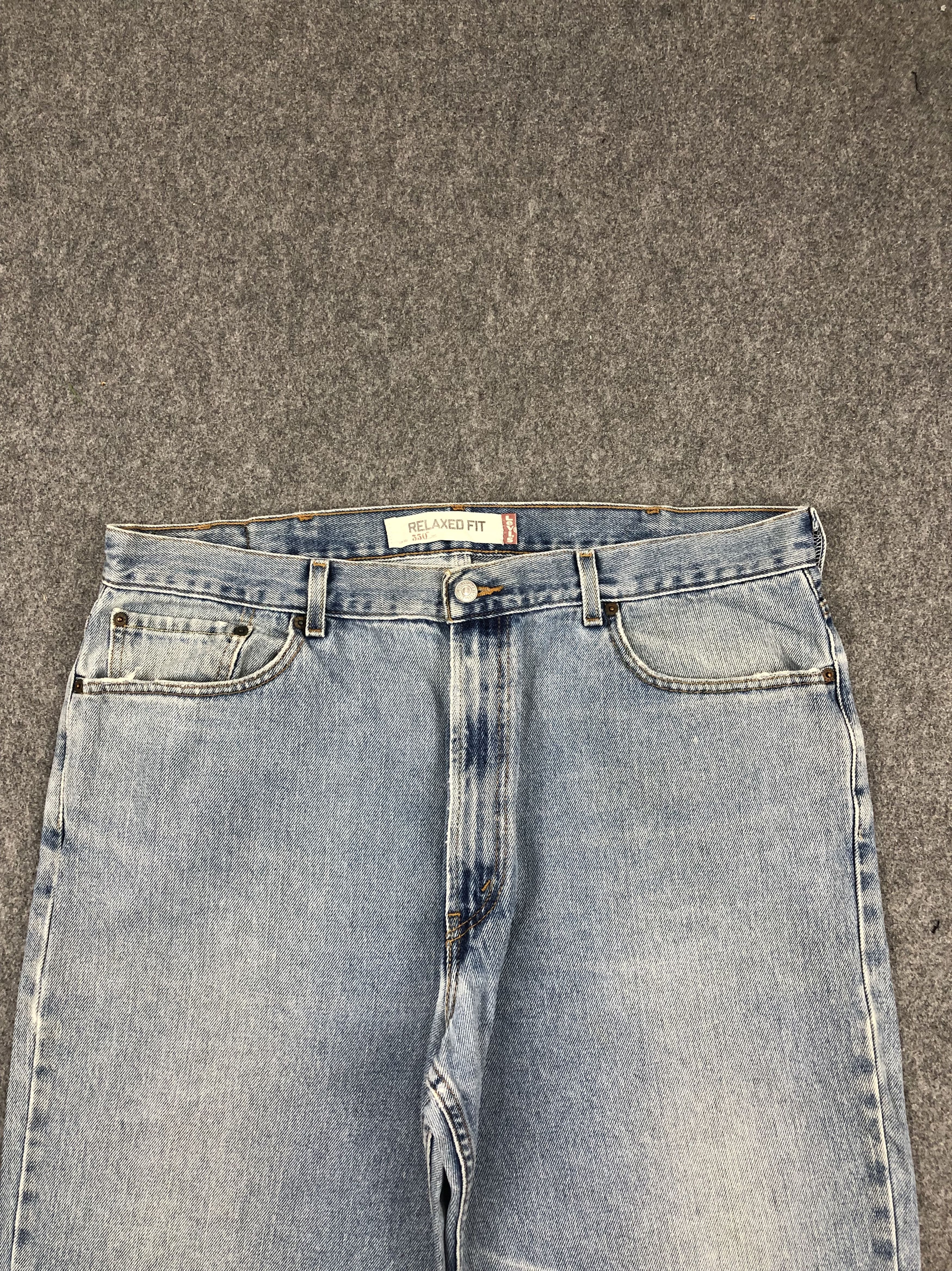 Levi's Vintage Levis 550 Faded Blue Denim DP1420 Size US 39 - 2 Thumbnail