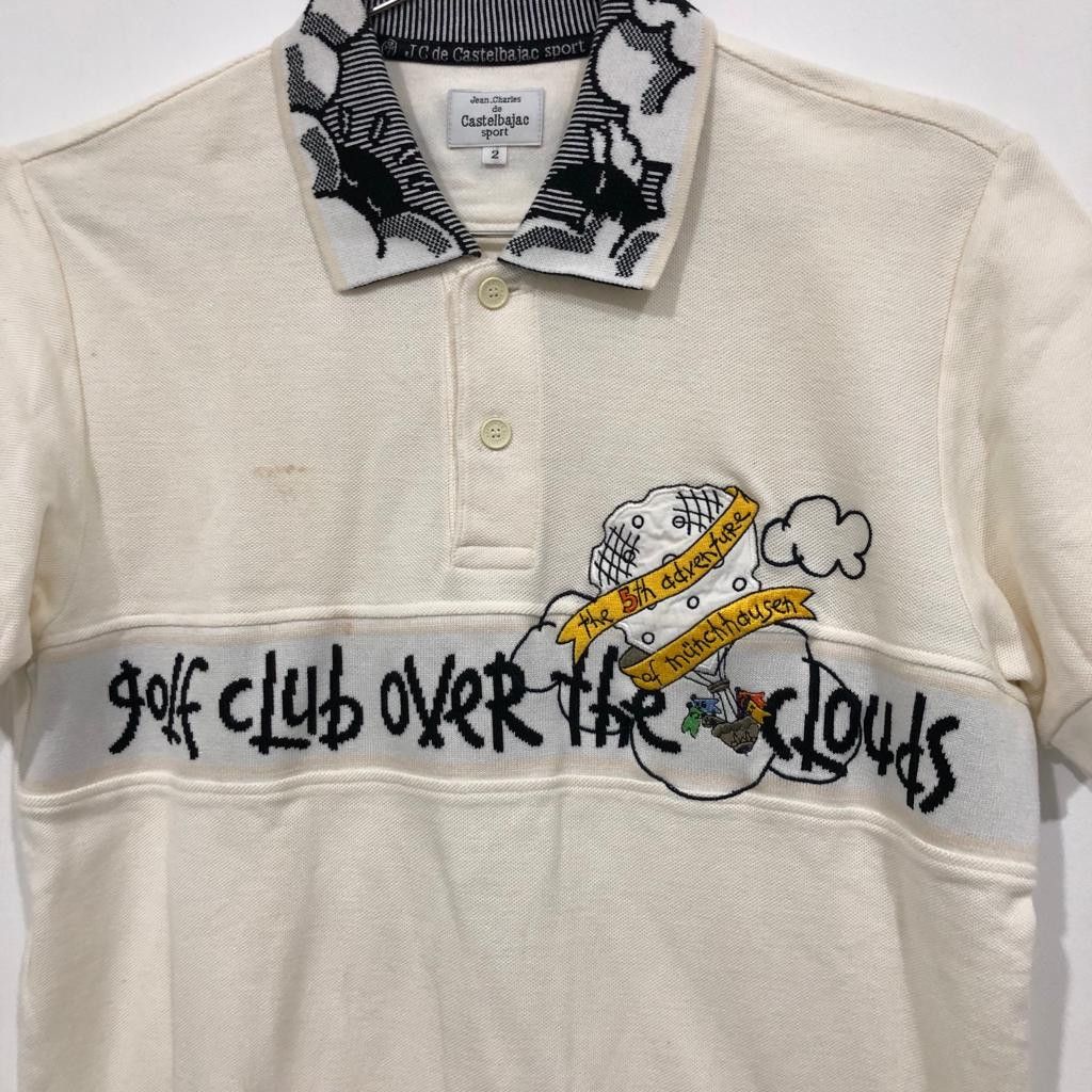 Jean Charles De Castelbajac Vintage Jean Charles De Castelbajac Polo Tee Size US M / EU 48-50 / 2 - 3 Thumbnail