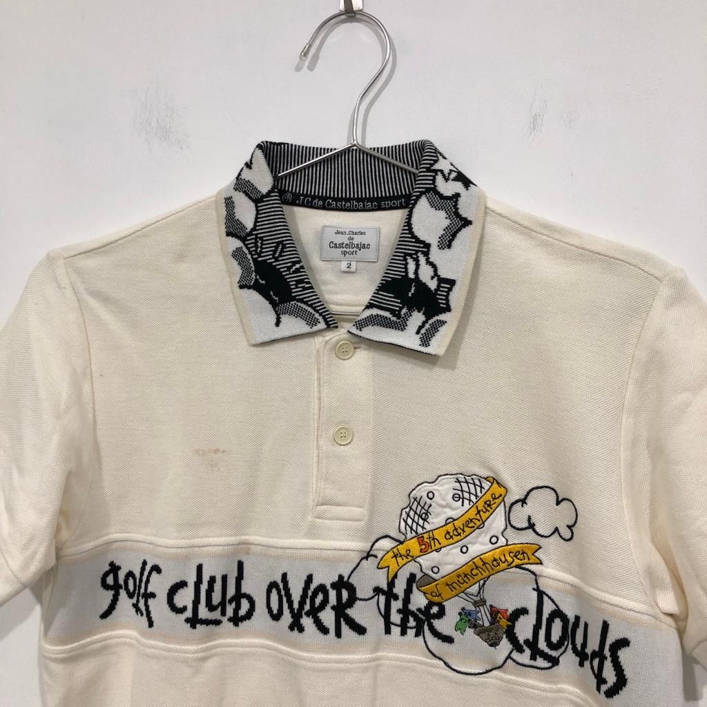 Jean Charles De Castelbajac Vintage Jean Charles De Castelbajac Polo Tee Size US M / EU 48-50 / 2 - 2 Thumbnail