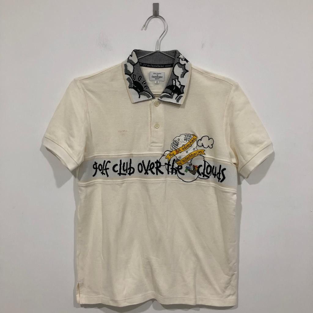 Jean Charles De Castelbajac Vintage Jean Charles De Castelbajac Polo Tee Size US M / EU 48-50 / 2 - 1 Thumbnail