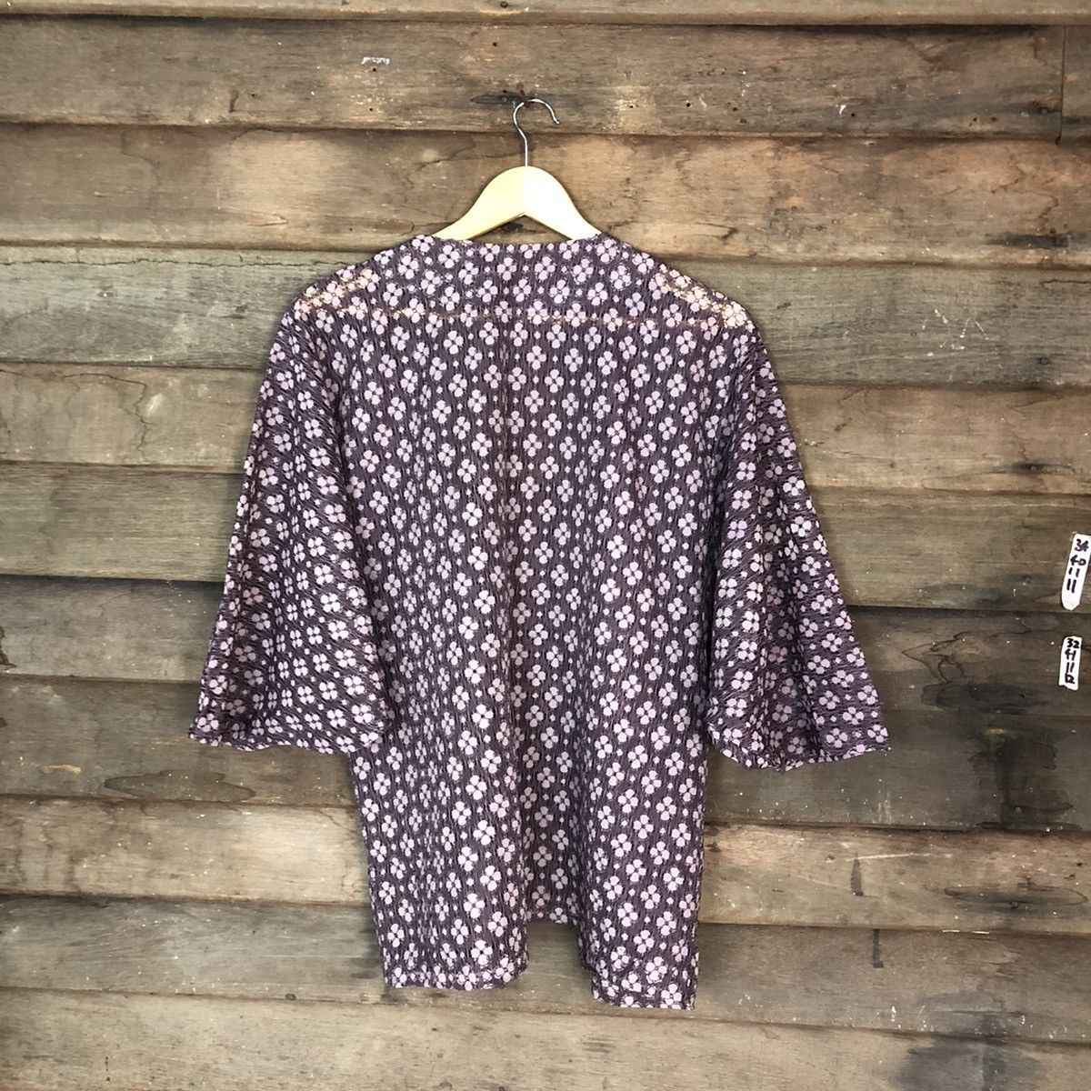 Japanese Brand × Other New Made Purple cardigan kimono Knitwear #6839 Size US M / EU 48-50 / 2 - 6 Thumbnail