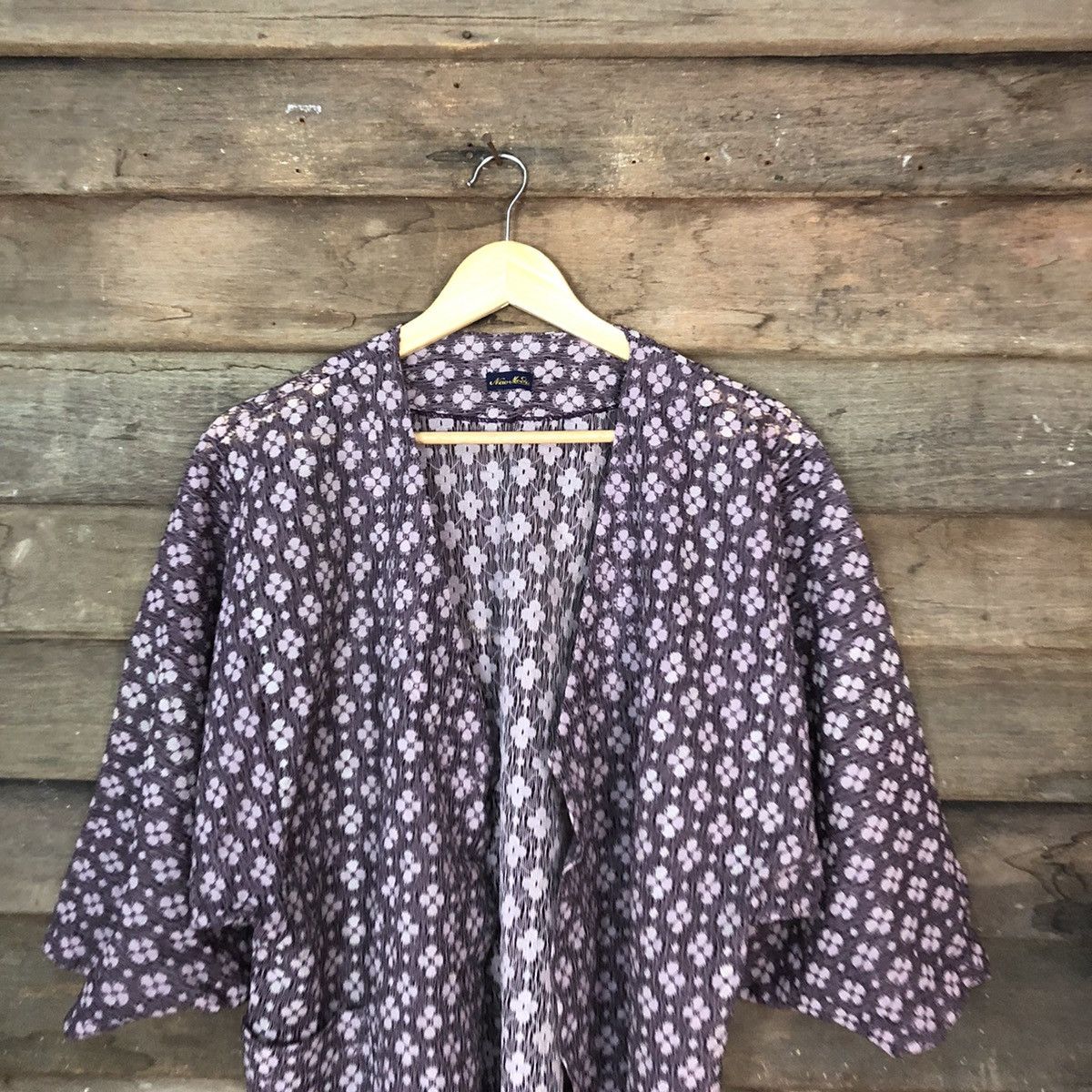 Japanese Brand × Other New Made Purple cardigan kimono Knitwear #6839 Size US M / EU 48-50 / 2 - 2 Thumbnail