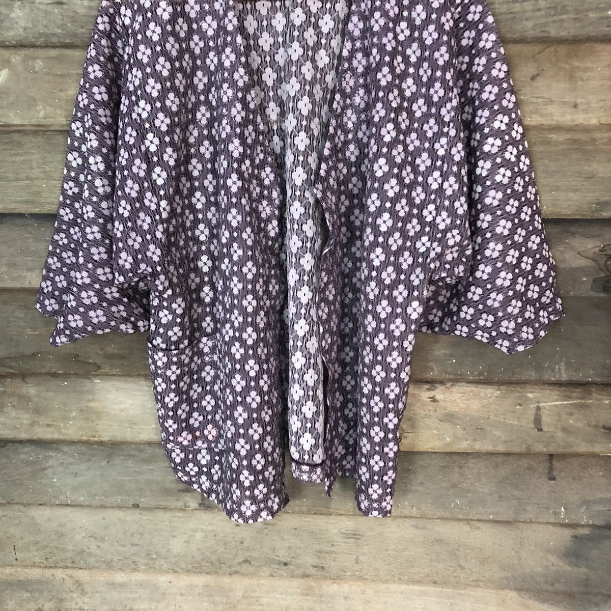 Japanese Brand × Other New Made Purple cardigan kimono Knitwear #6839 Size US M / EU 48-50 / 2 - 3 Thumbnail