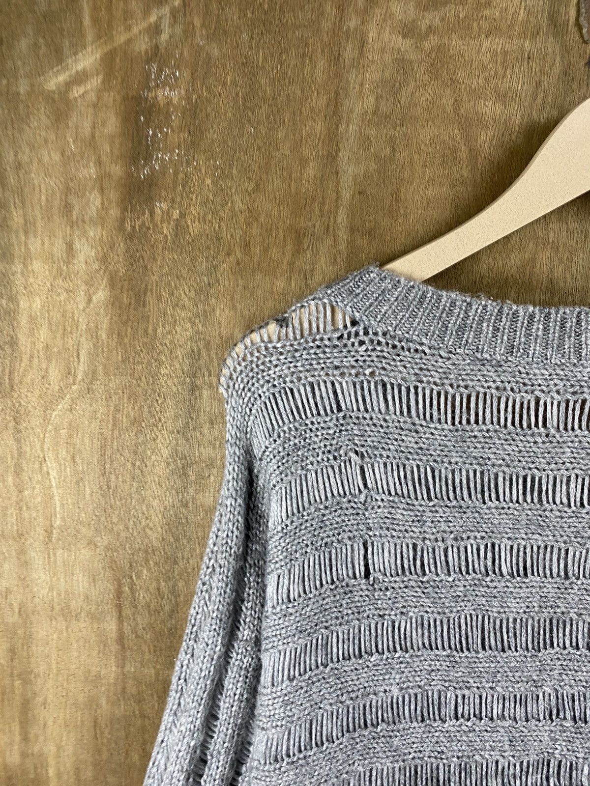 Homespun Knitwear × Japanese Brand Natural Beauty Basic distressed Knitwear #Z076 Size US M / EU 48-50 / 2 - 15 Thumbnail