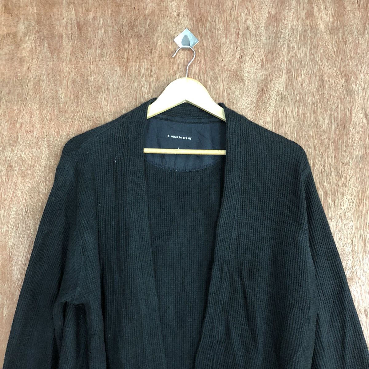 Beams Plus B-Ming by beams Black Shag cardigan Knitwear #H221 Size US M / EU 48-50 / 2 - 2 Thumbnail