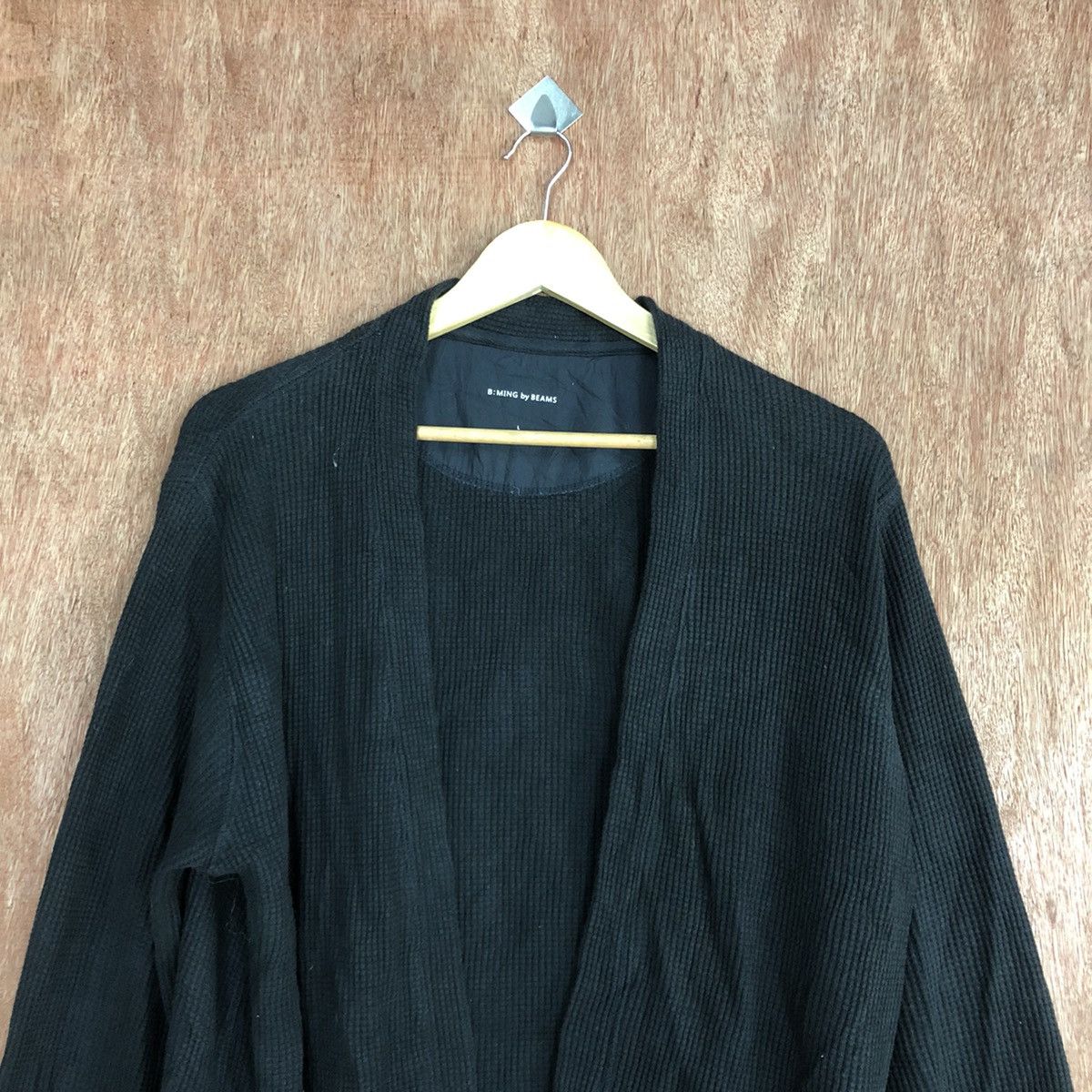 Beams Plus B-Ming by beams Black Shag cardigan Knitwear #H221 Size US M / EU 48-50 / 2 - 9 Thumbnail
