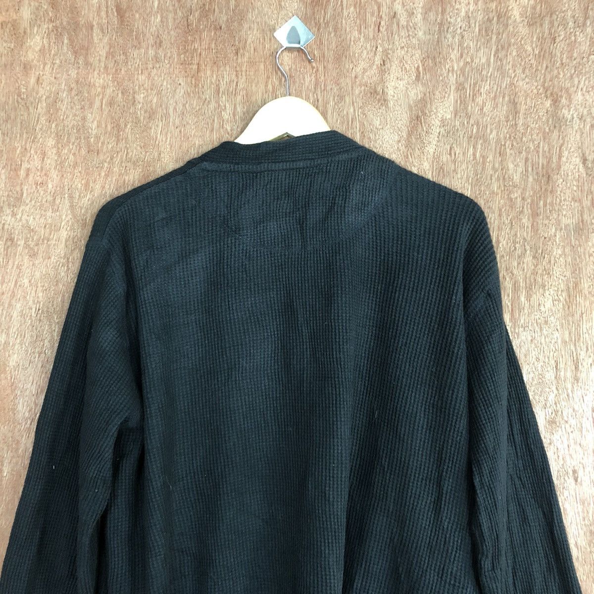 Beams Plus B-Ming by beams Black Shag cardigan Knitwear #H221 Size US M / EU 48-50 / 2 - 12 Thumbnail