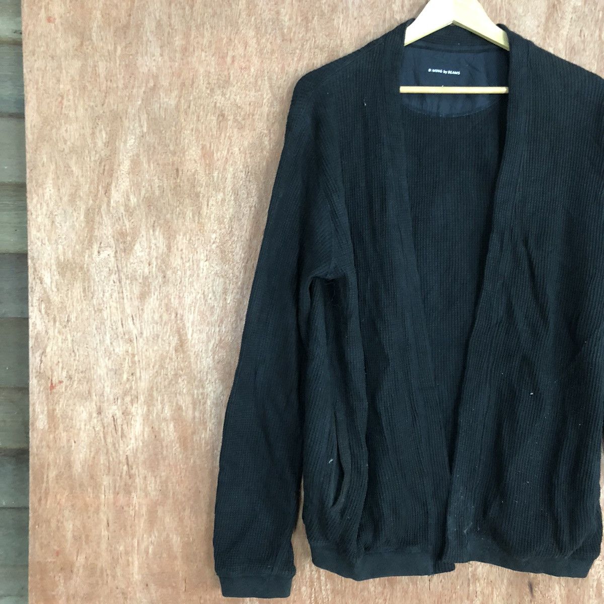 Beams Plus B-Ming by beams Black Shag cardigan Knitwear #H221 Size US M / EU 48-50 / 2 - 7 Thumbnail