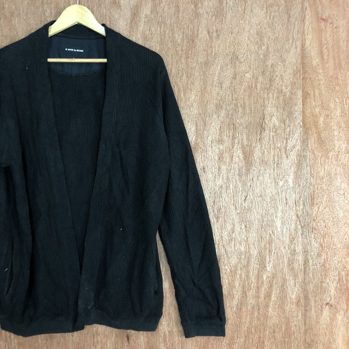 Beams Plus B-Ming by beams Black Shag cardigan Knitwear #H221 Size US M / EU 48-50 / 2 - 5 Thumbnail