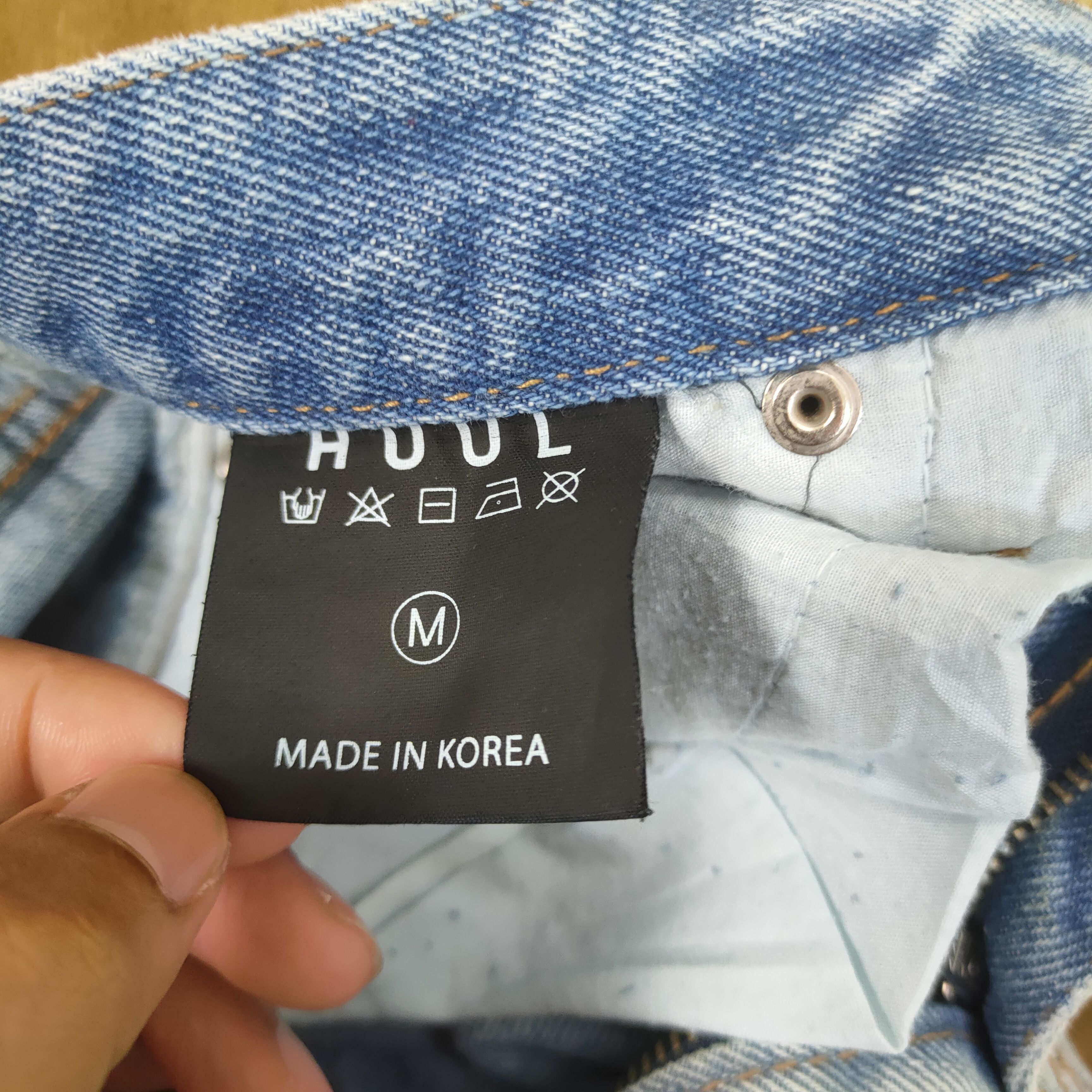 Japanese Brand × Seditionaries HULL DISTRESSED KNEE LIGHT BLUE JEANS PANTS Size US 30 / EU 46 - 10 Thumbnail