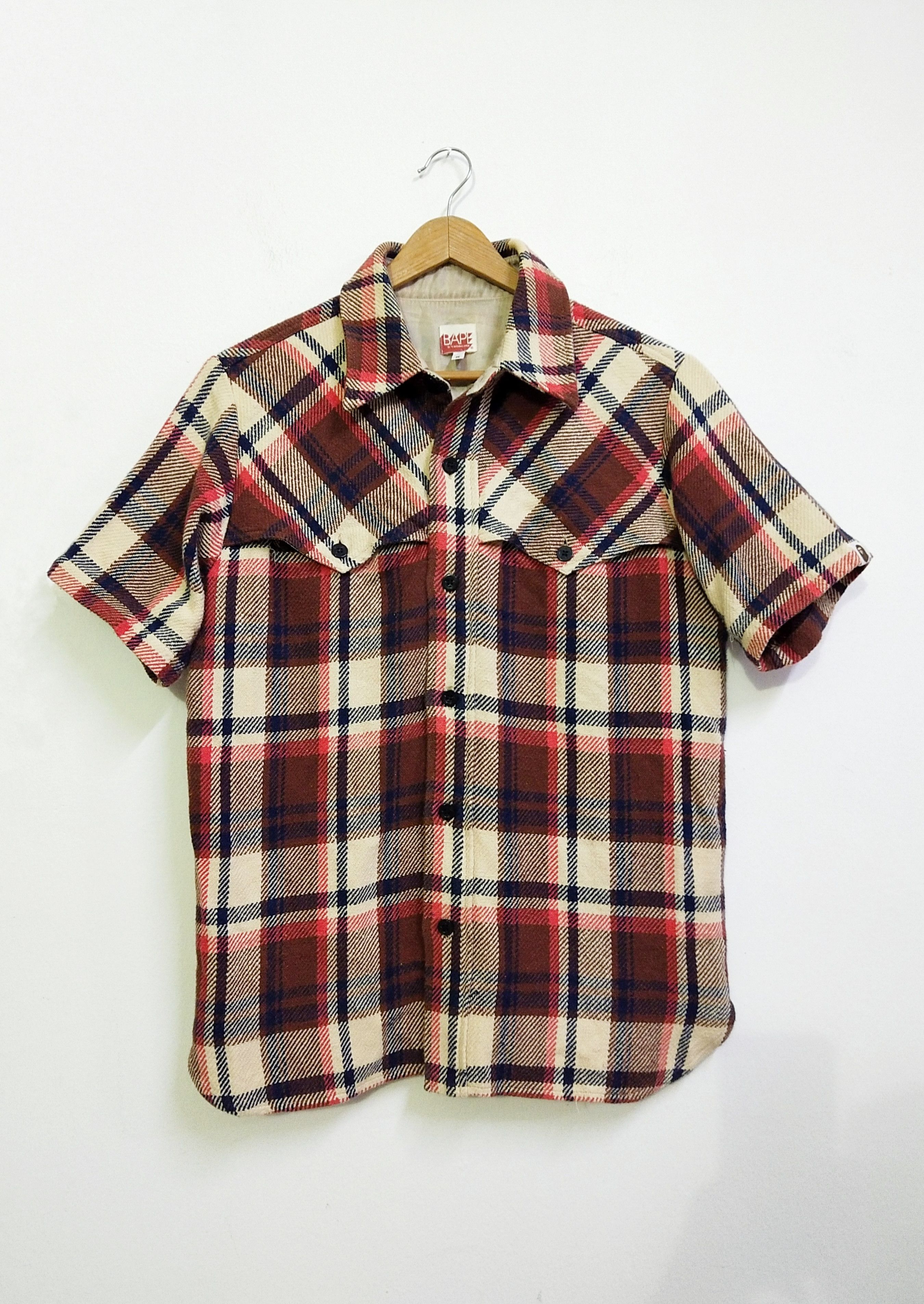 Bape Flannel Shirt | Grailed