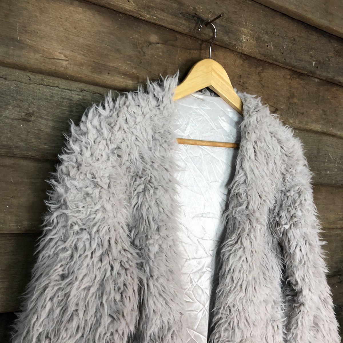 Homespun Knitwear Japan shag shaggy cardigan Mohair Knitwear #H257 Size M / US 6-8 / IT 42-44 - 6 Thumbnail