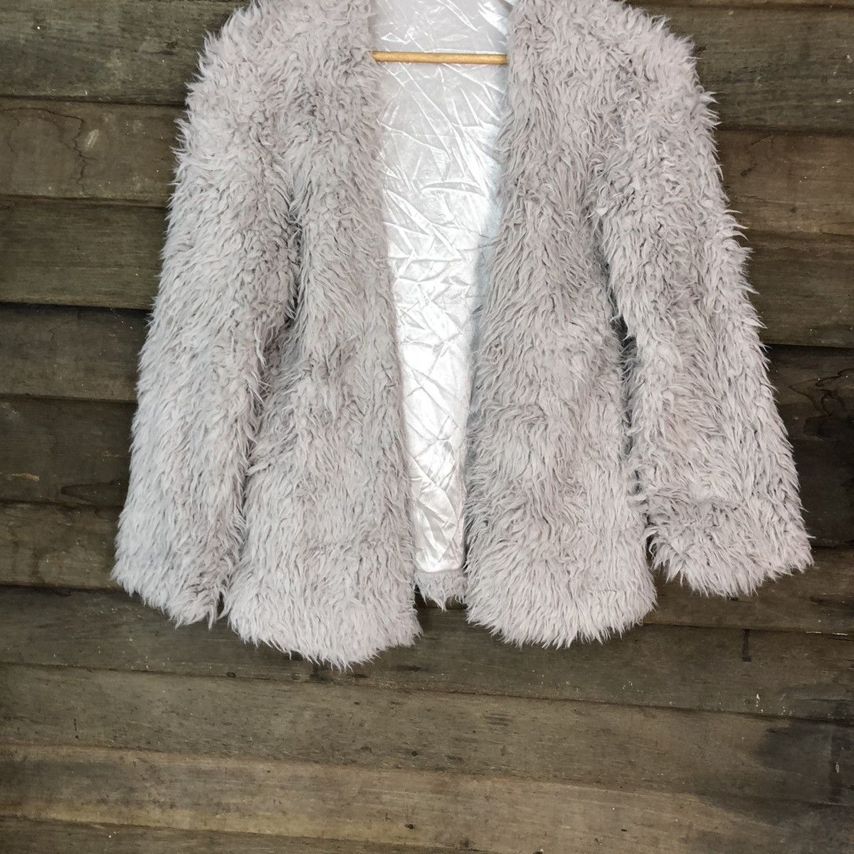 Homespun Knitwear Japan shag shaggy cardigan Mohair Knitwear #H257 Size M / US 6-8 / IT 42-44 - 3 Thumbnail