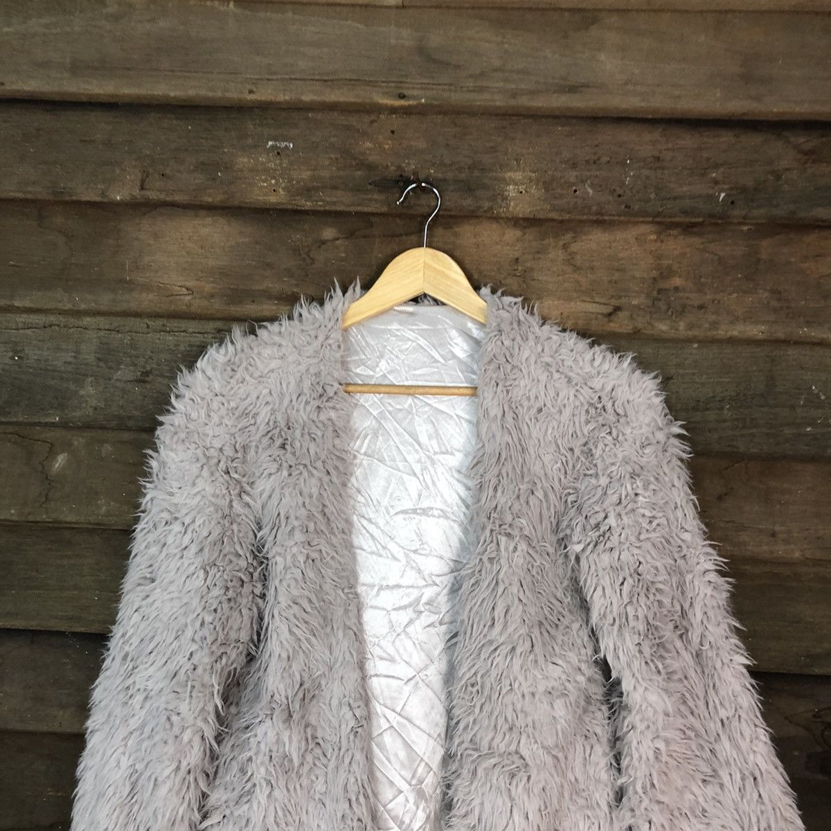 Homespun Knitwear Japan shag shaggy cardigan Mohair Knitwear #H257 Size M / US 6-8 / IT 42-44 - 2 Thumbnail