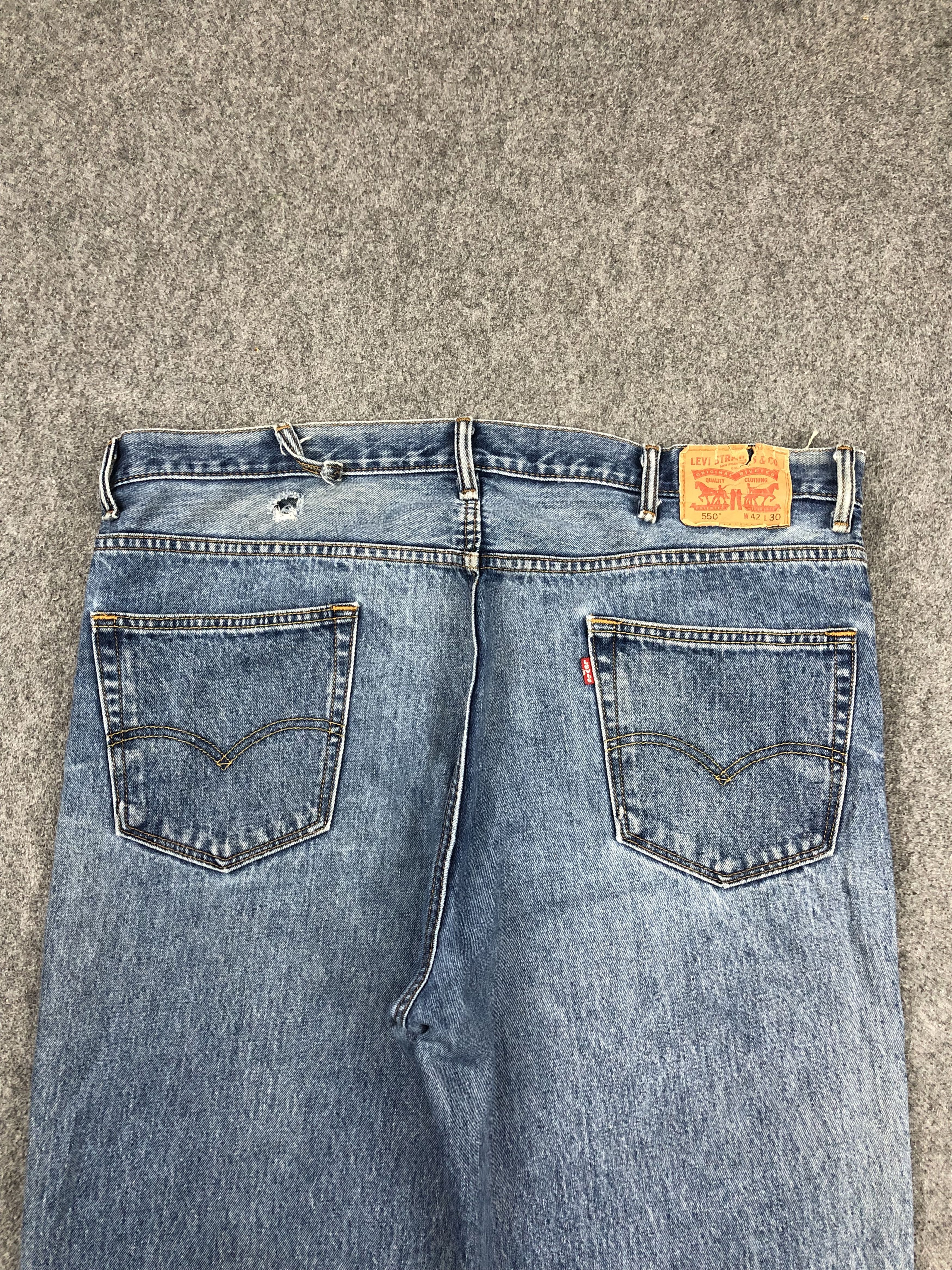 Levi's Vintage Levis 550 Denim DP1428 Size US 44 / EU 60 - 4 Thumbnail