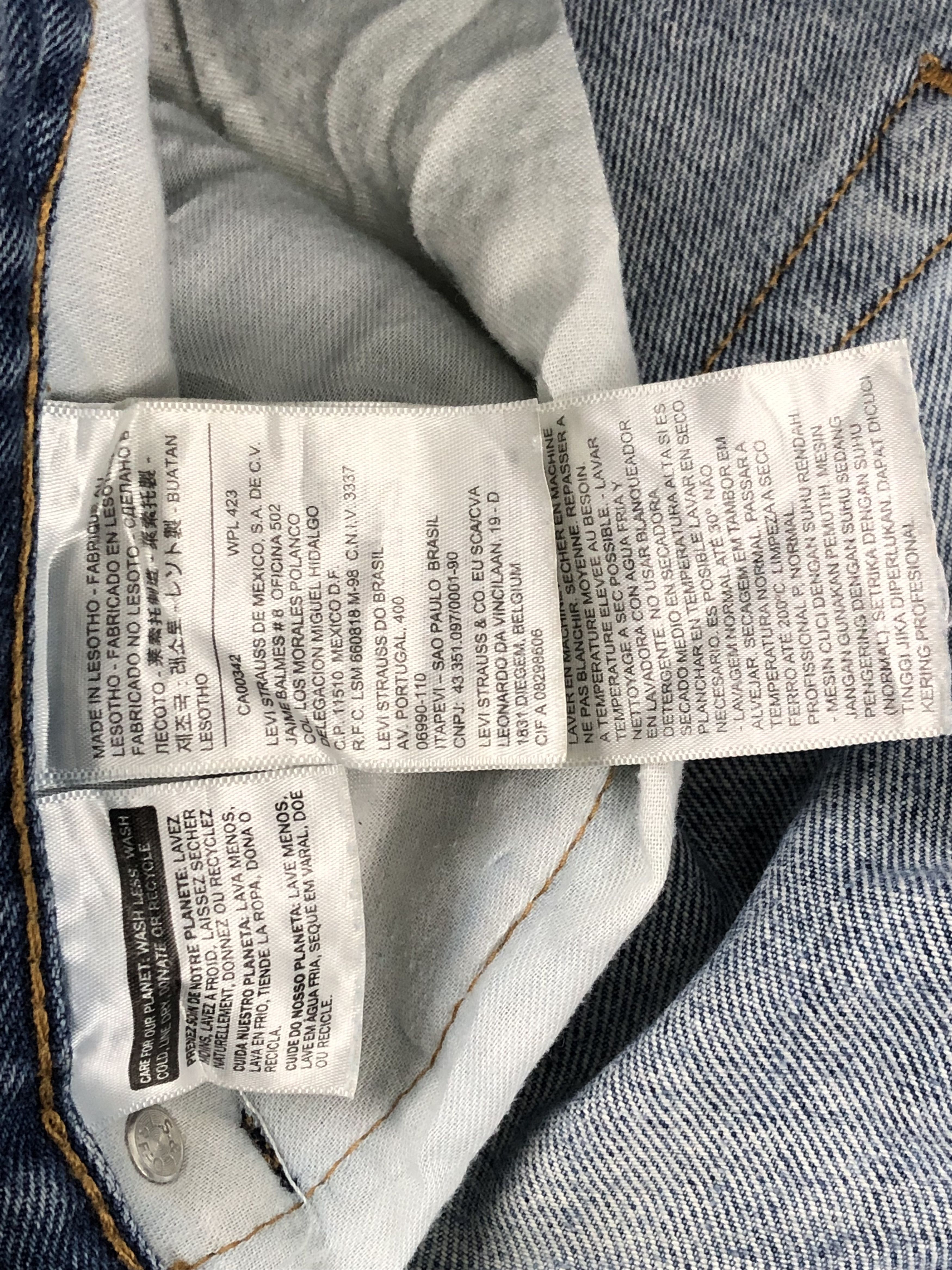 Levi's Vintage Levis 550 Denim DP1428 Size US 44 / EU 60 - 7 Thumbnail