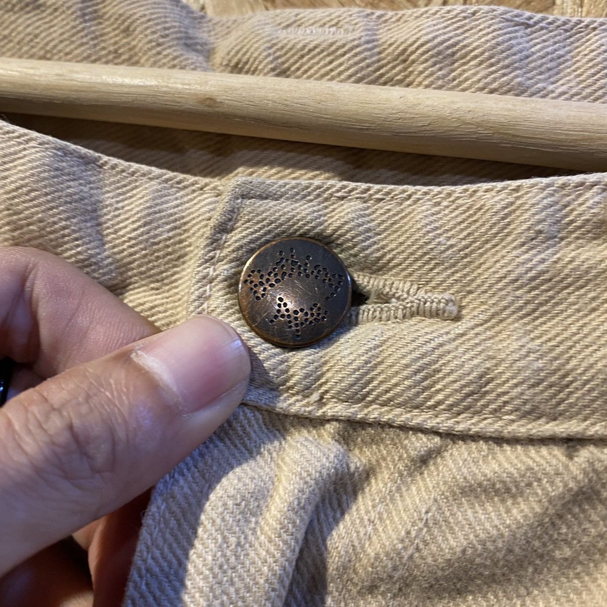 Bape RARE‼️Bathing Ape Busy Works Carpenter Denim Pants Size US 34 / EU 50 - 8 Thumbnail