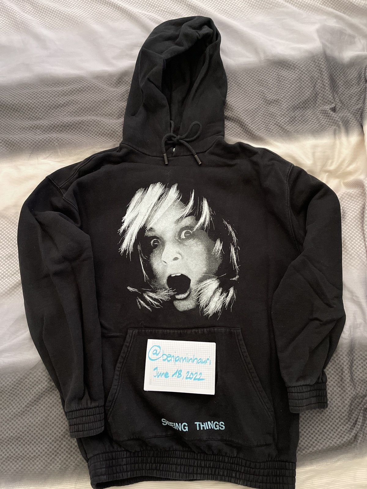 Off White Off White Screaming Girl Hoodie Grailed