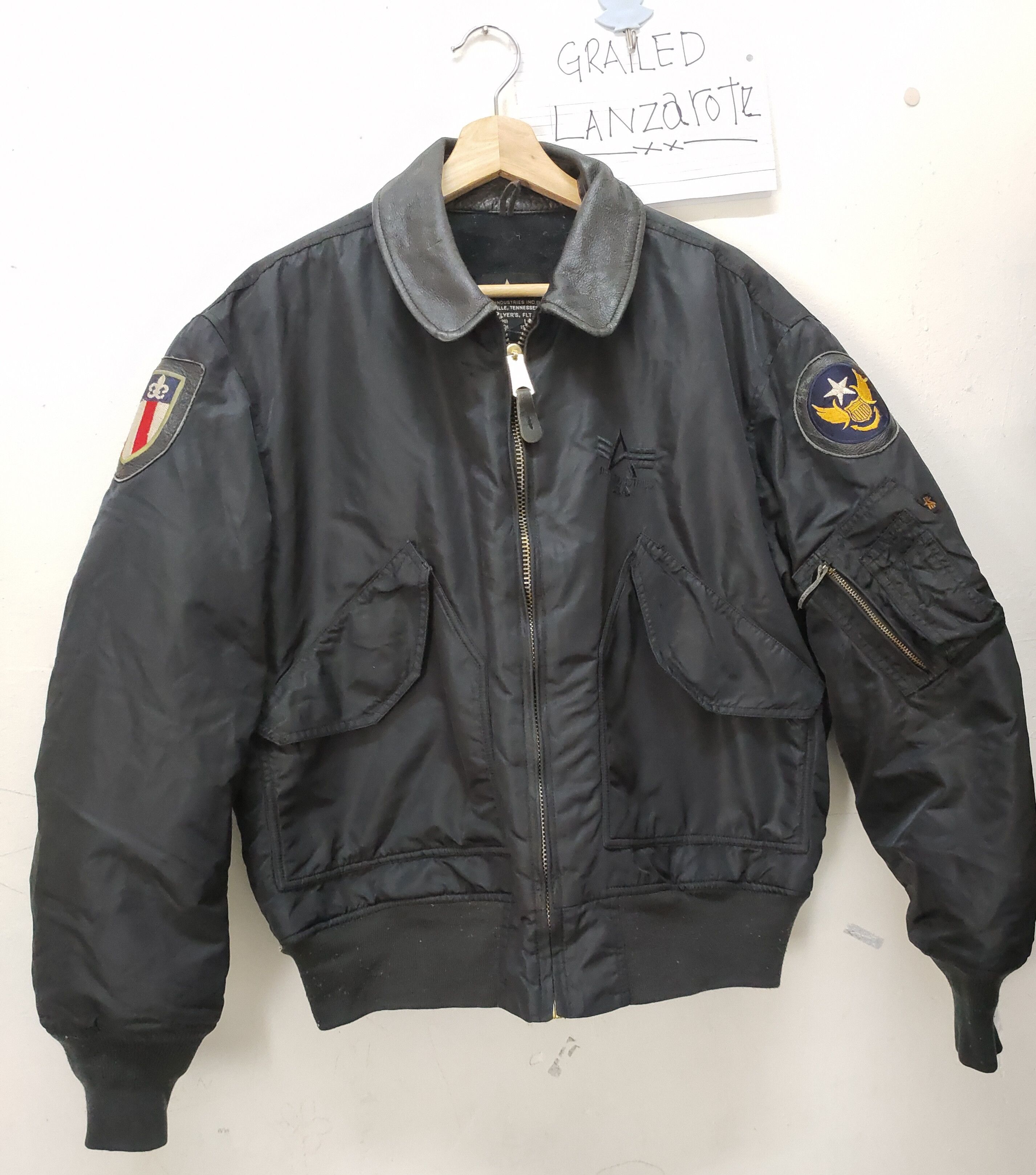 Alpha Industries Alpha industries military vintage zip jacket with patches Size US M / EU 48-50 / 2 - 1 Thumbnail